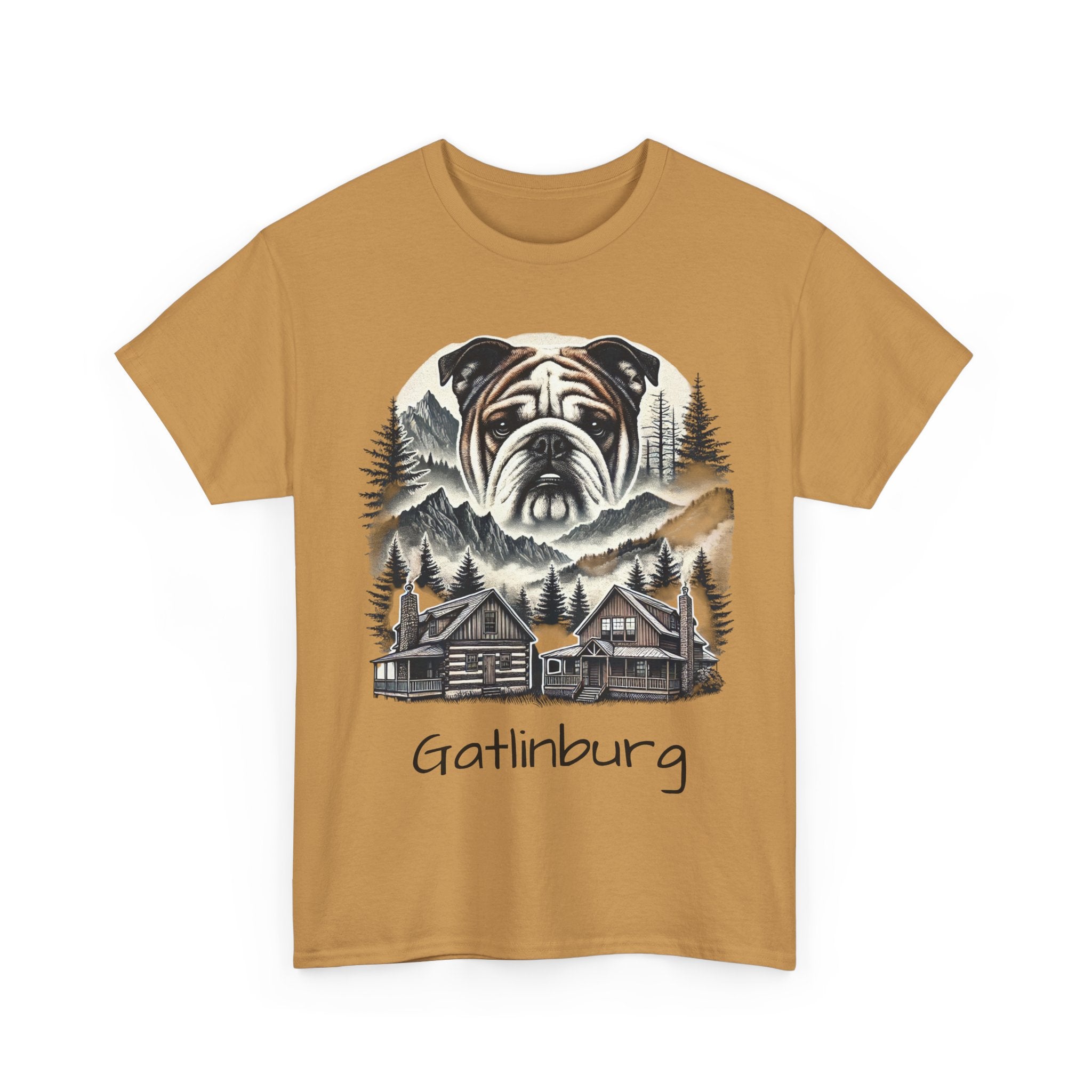 Gatlinburg Dog Lover Tee, Unisex Heavy Cotton Tee, Vacation Souvenir Shirt