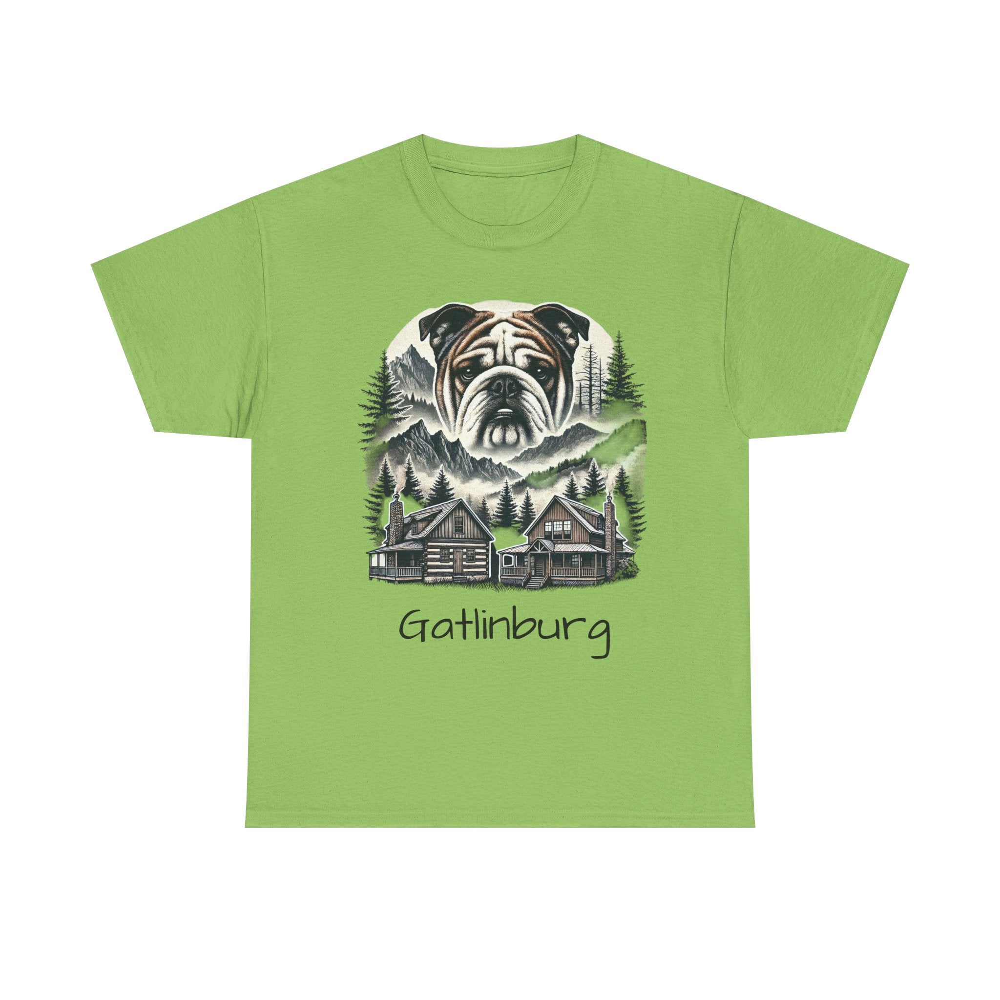 Gatlinburg Dog Lover Tee, Unisex Heavy Cotton Tee, Vacation Souvenir Shirt