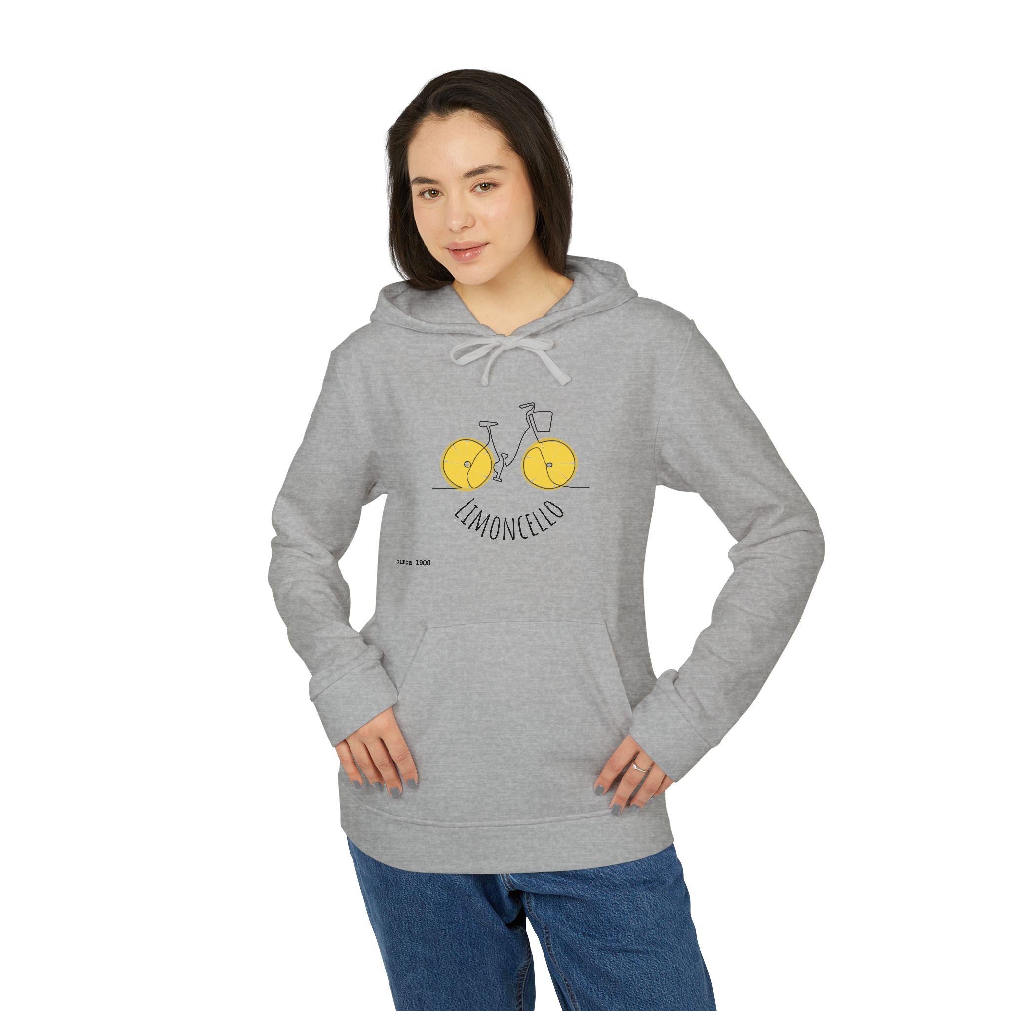 Limoncello Lemon Illustration Hoodie | Cute Lemon Graphic