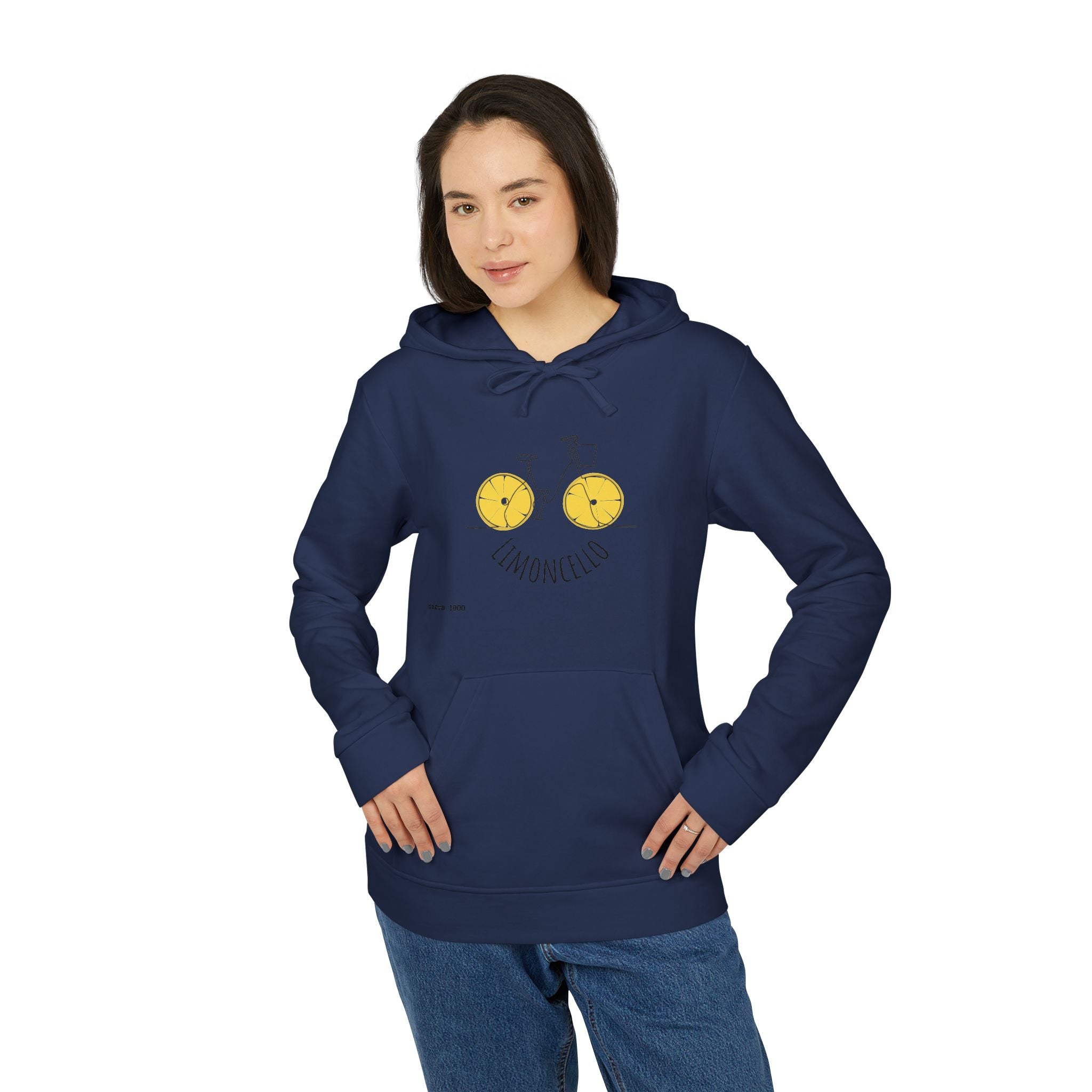 Limoncello Lemon Illustration Hoodie | Cute Lemon Graphic