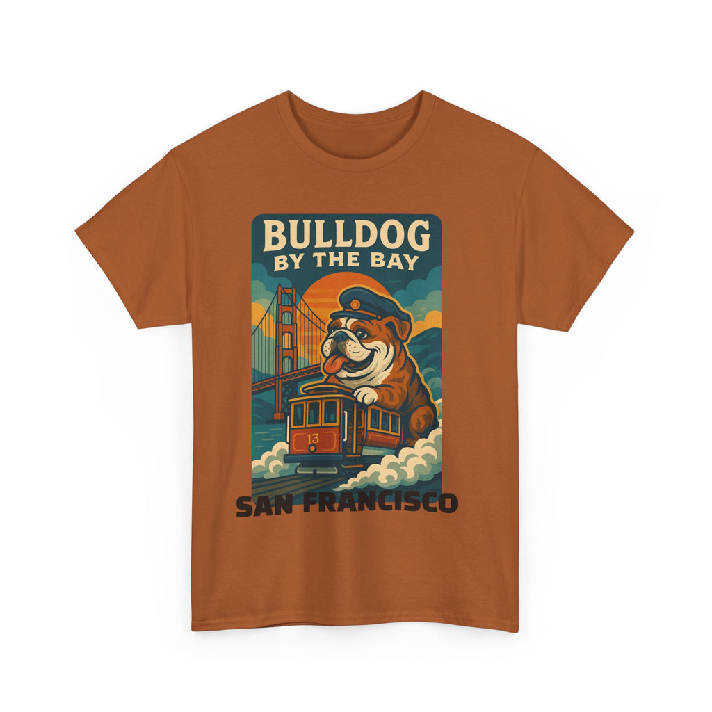 Vintage San Francisco Bulldog Tee - Unisex Heavy Cotton T-Shirt
