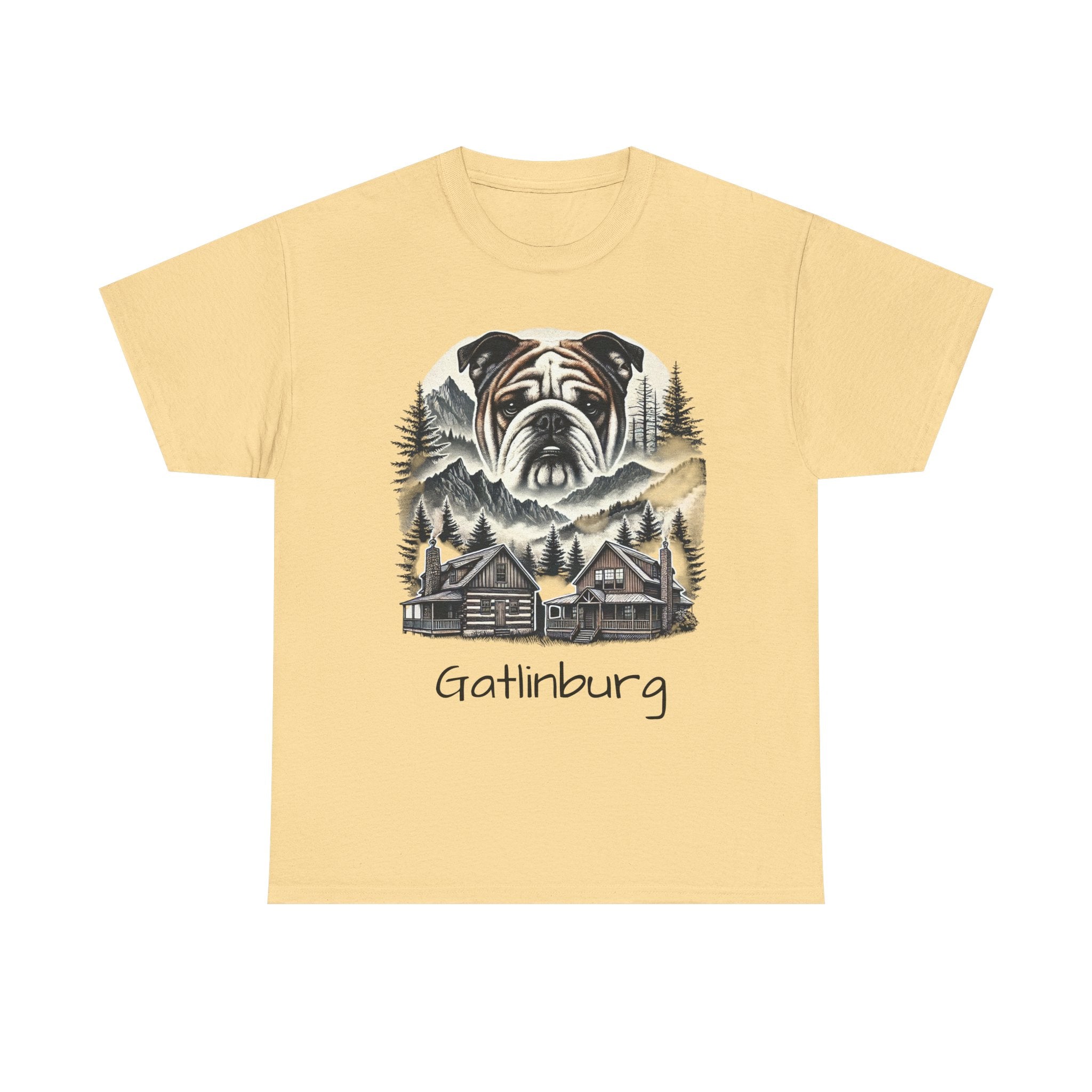 Gatlinburg Dog Lover Tee, Unisex Heavy Cotton Tee, Vacation Souvenir Shirt