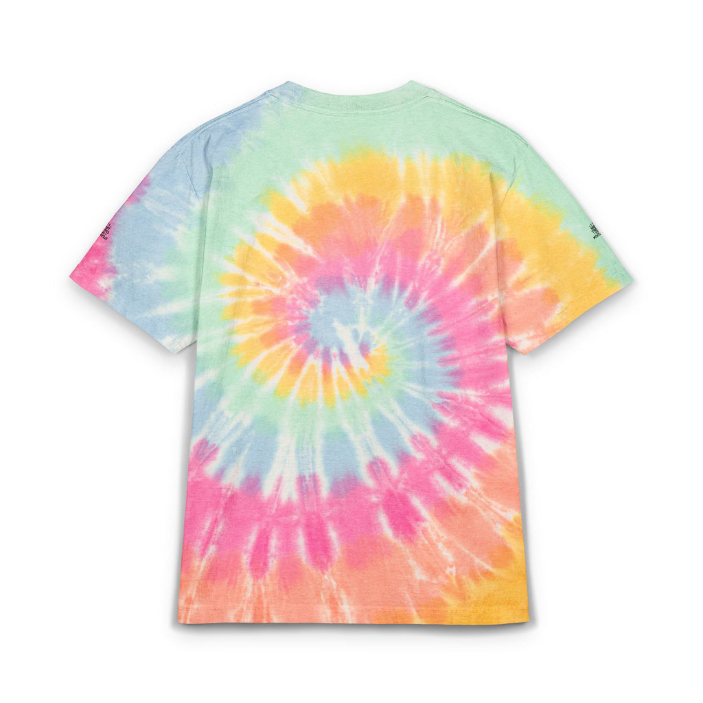 Tie-Dye Spiral T-Shirt Turn Effort Into Elevation Oversized Rainbow Embroidered Tee