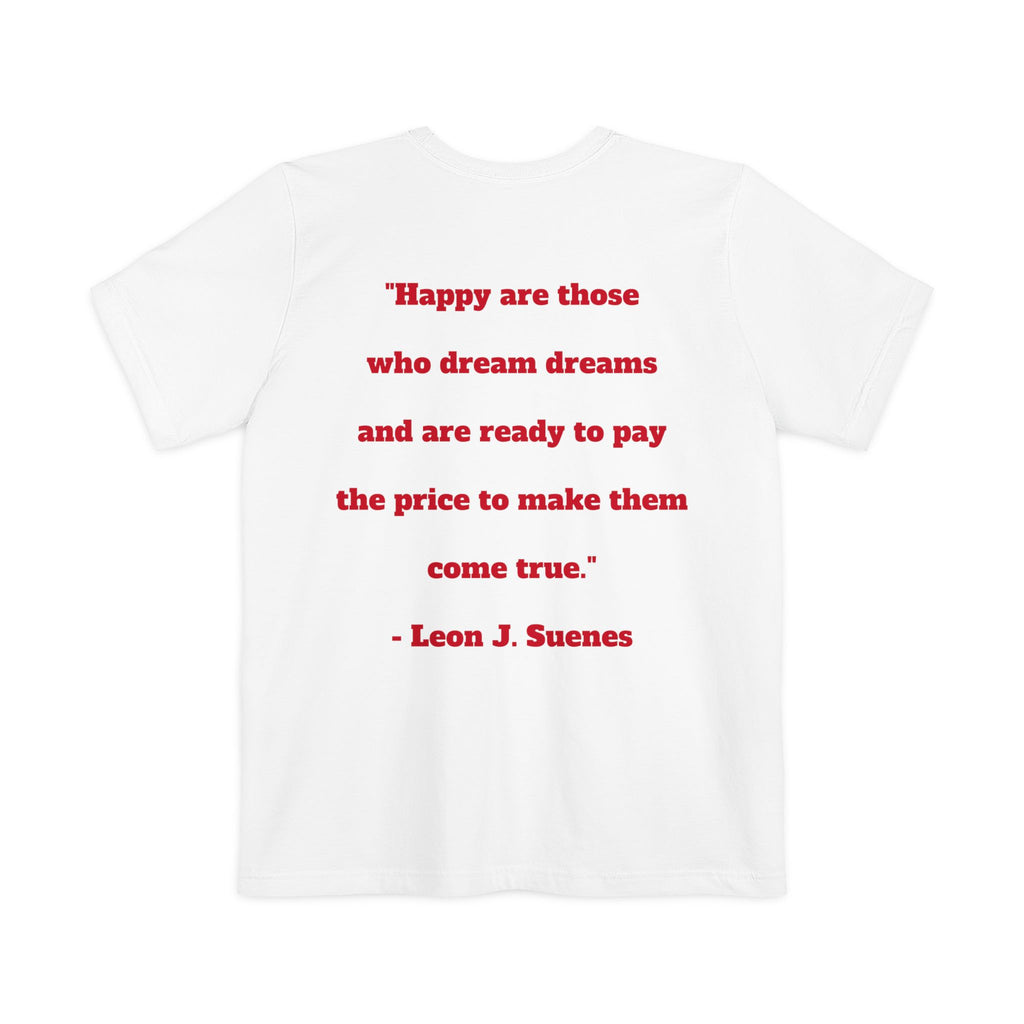 Travel Size Leon J Suenes Quote Unisex Pocket Tshirt