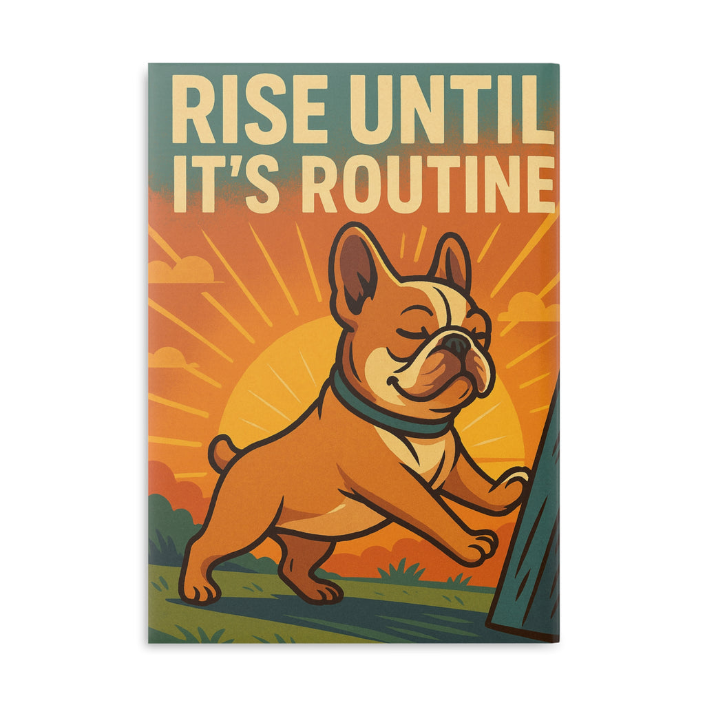 Hardcover Notebook with Motivational French Bulldog Design - Perfect for Journaling, Dog Lovers, Daily Planning, Gift for Students