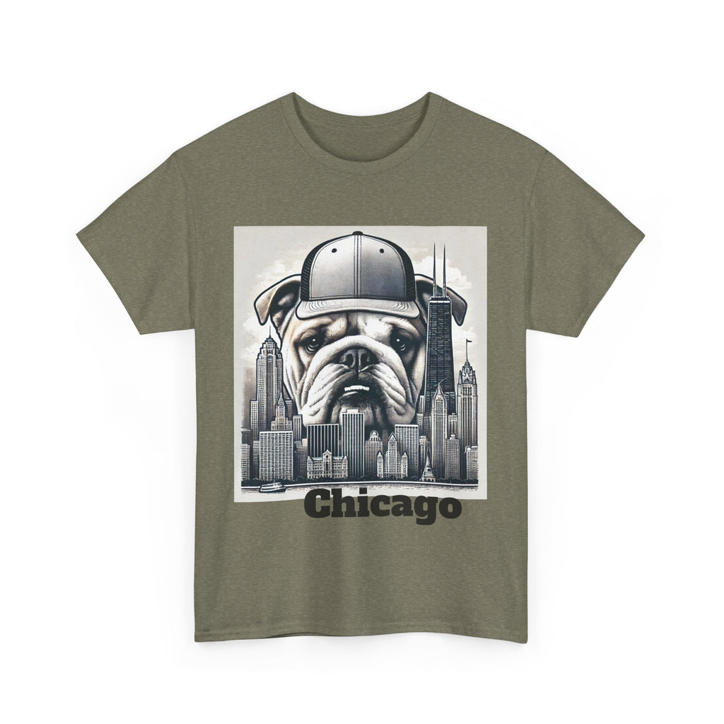 Chicago Bulldog Unisex Heavy Cotton Tee - Urban Streetwear