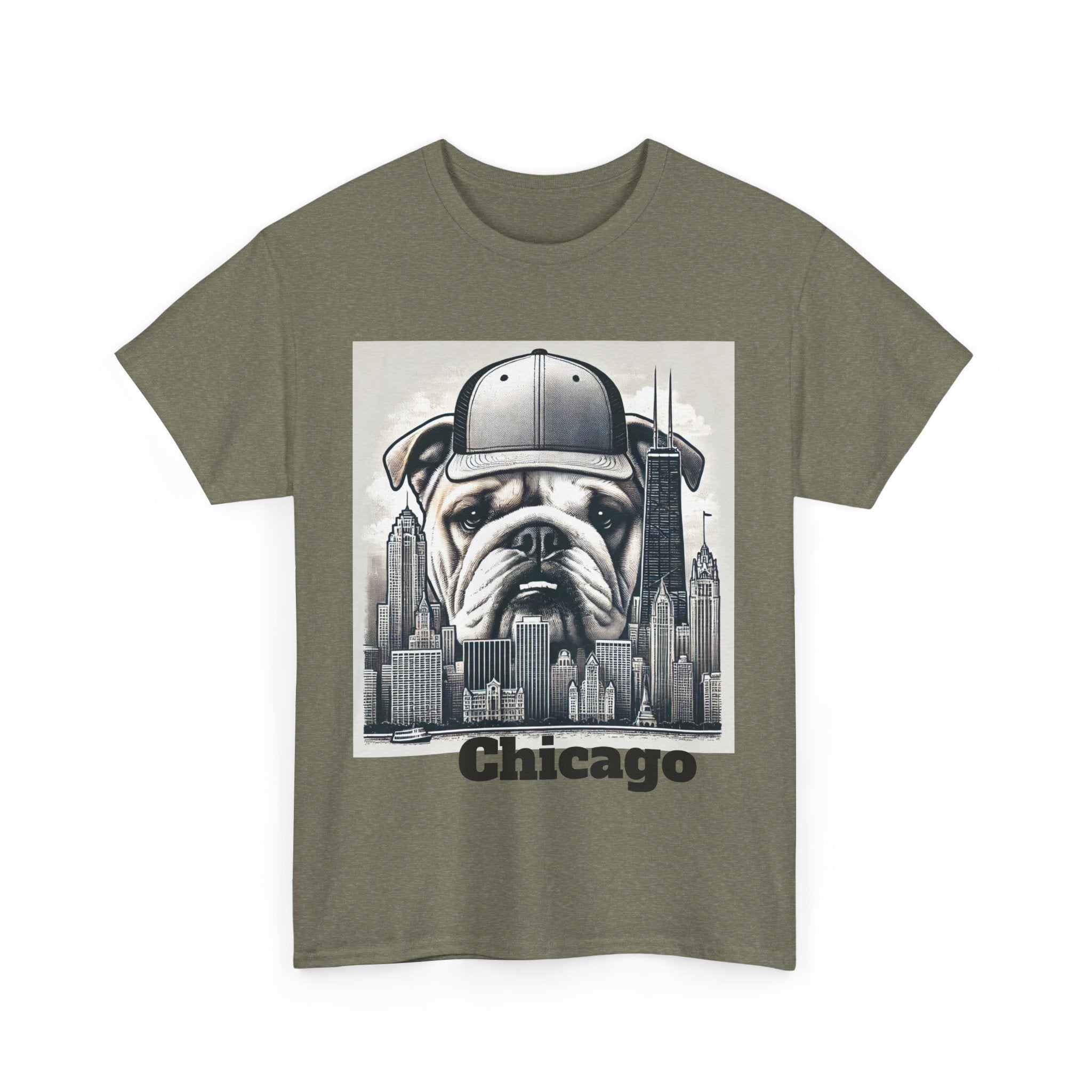 Chicago Bulldog Unisex Heavy Cotton Tee - Urban Streetwear