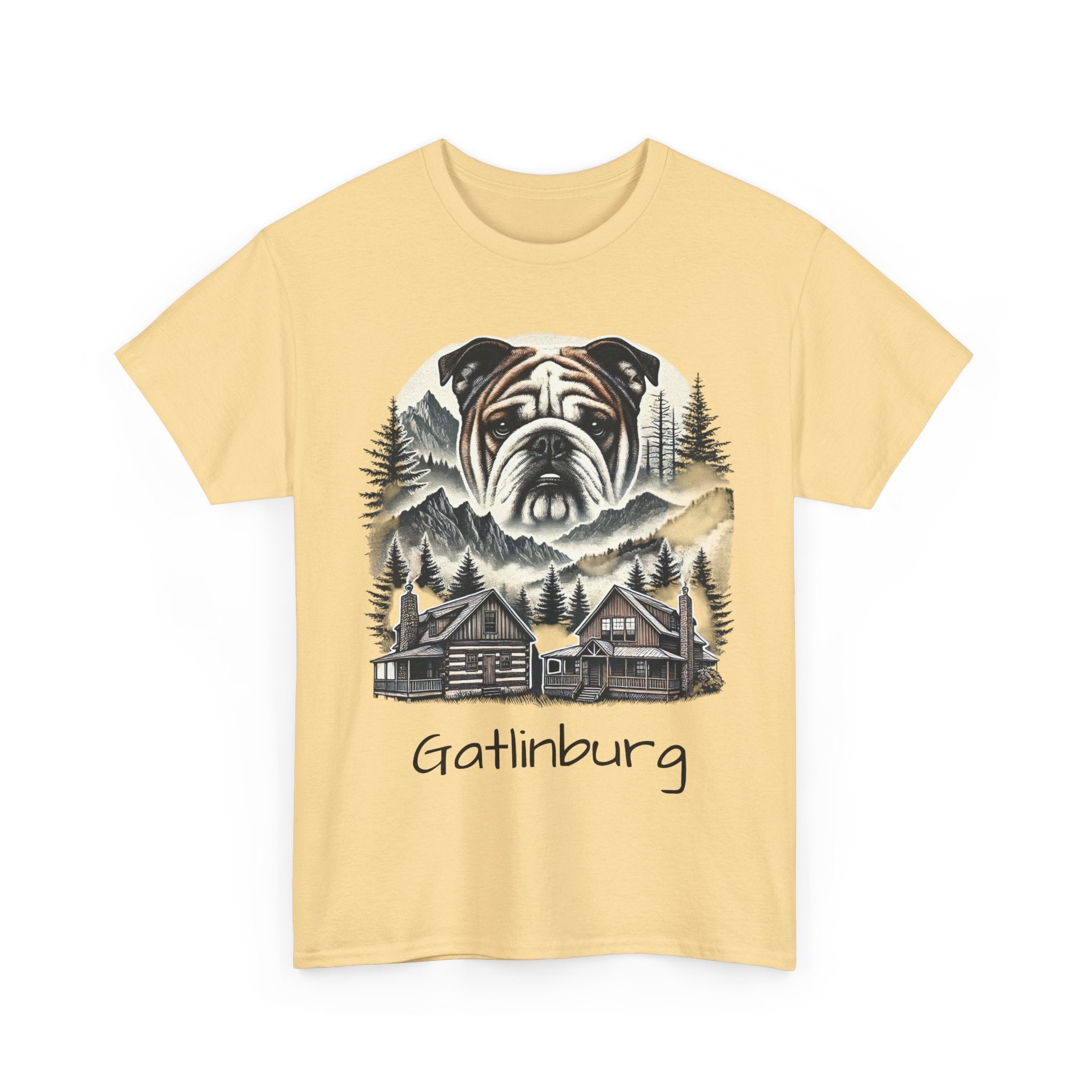 Gatlinburg Dog Lover Tee, Unisex Heavy Cotton Tee, Vacation Souvenir Shirt