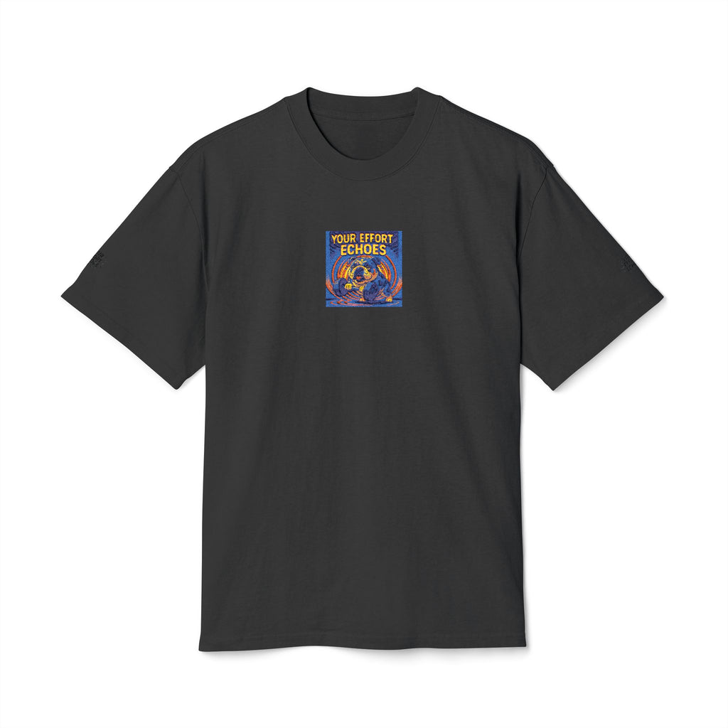 Vintage Floral 'Your Effort Echoes' Tee Retro Graphic T-Shirt