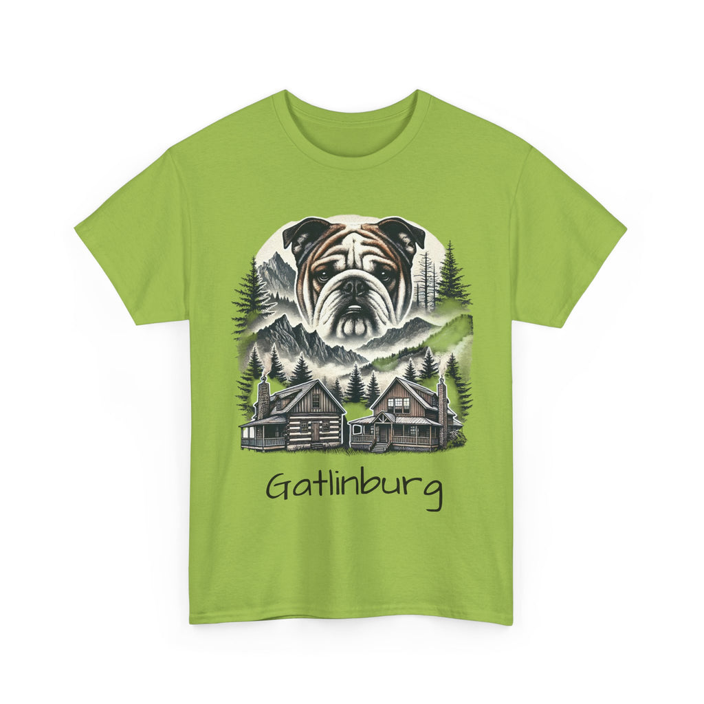 Gatlinburg Dog Lover Tee, Unisex Heavy Cotton Tee, Vacation Souvenir Shirt