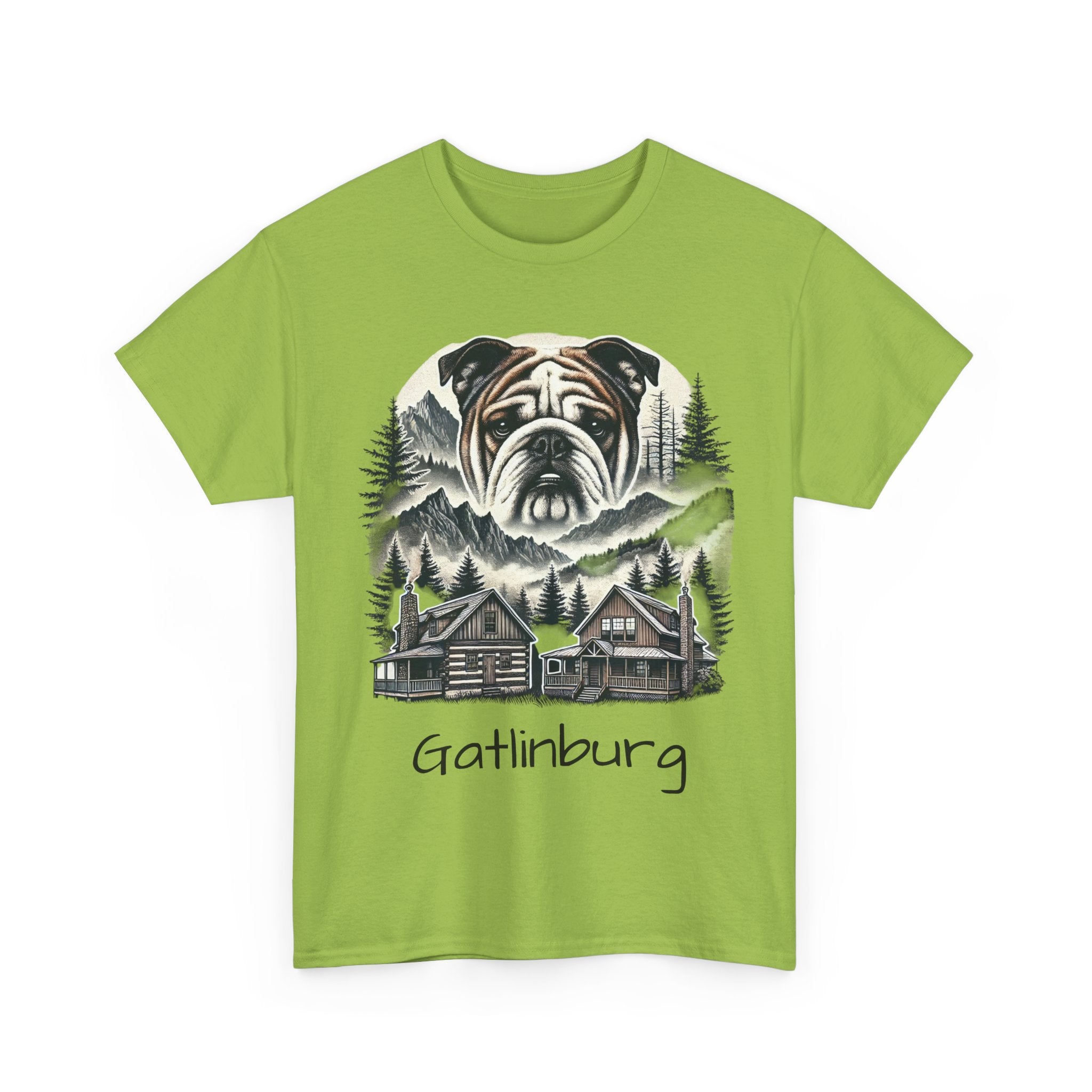 Gatlinburg Dog Lover Tee, Unisex Heavy Cotton Tee, Vacation Souvenir Shirt