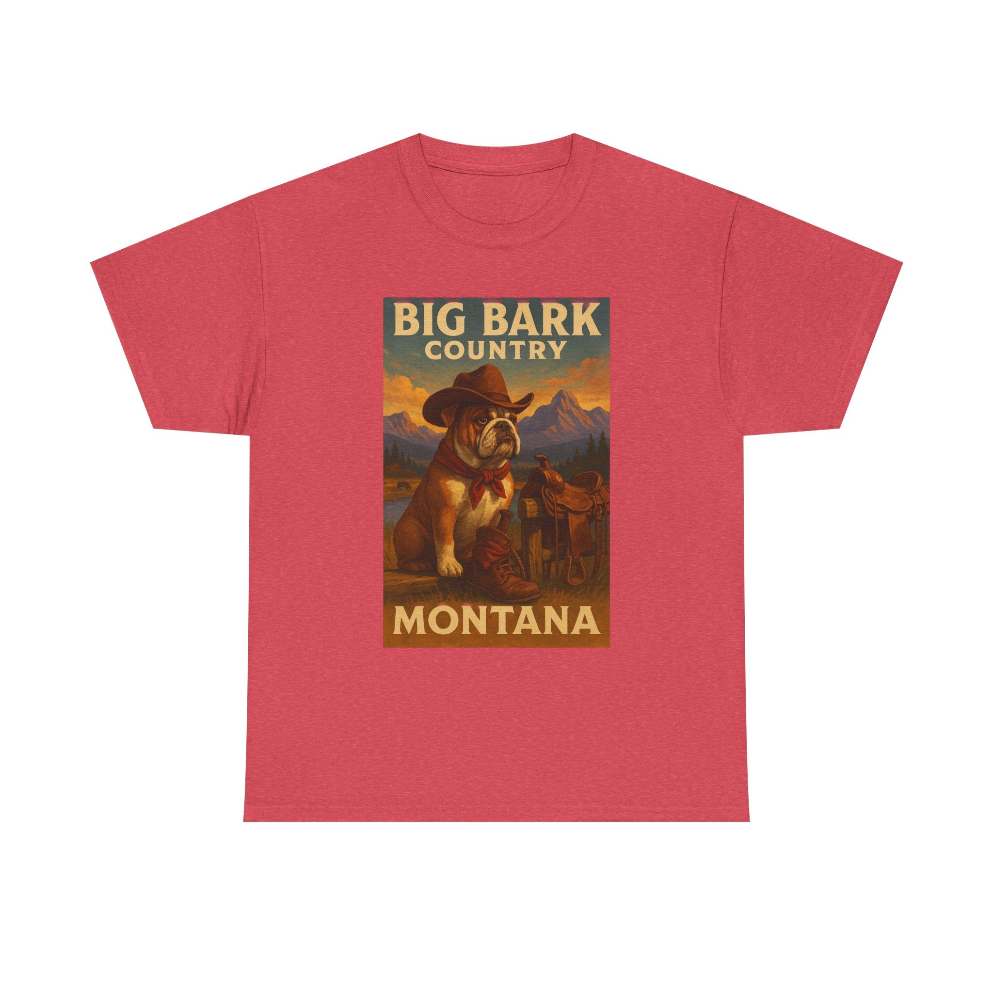 Vintage Big Bark Montana Country Tee Unisex Heavy Cotton T-Shirt