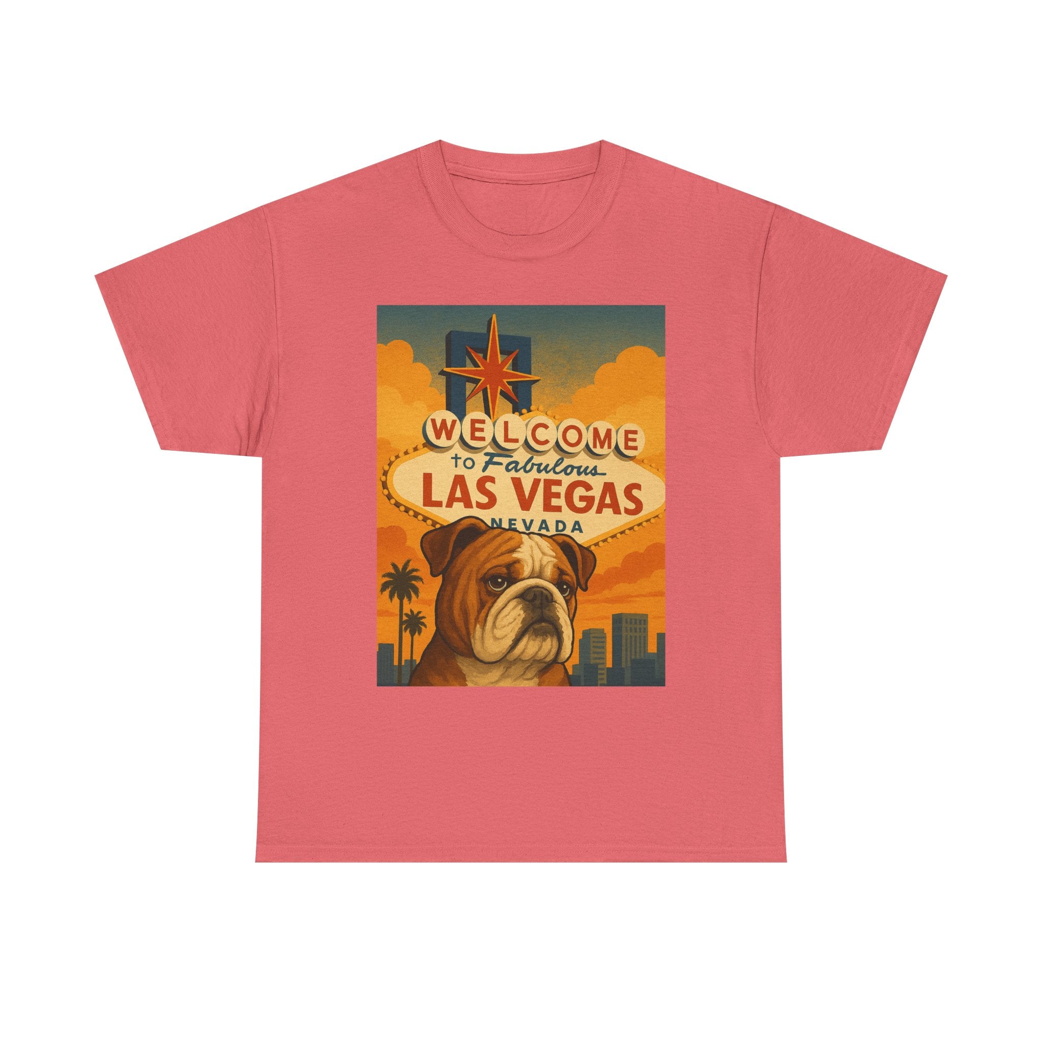 Vintage Las Vegas Bulldog Unisex Heavy Cotton Tee