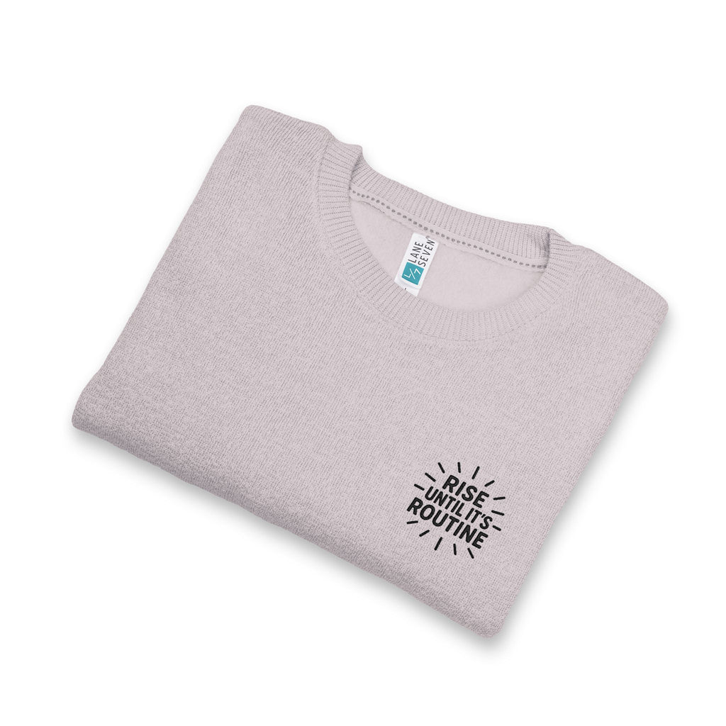 Nantucket Embroidered Rise Until It's Routine Crewneck Sweatshirt