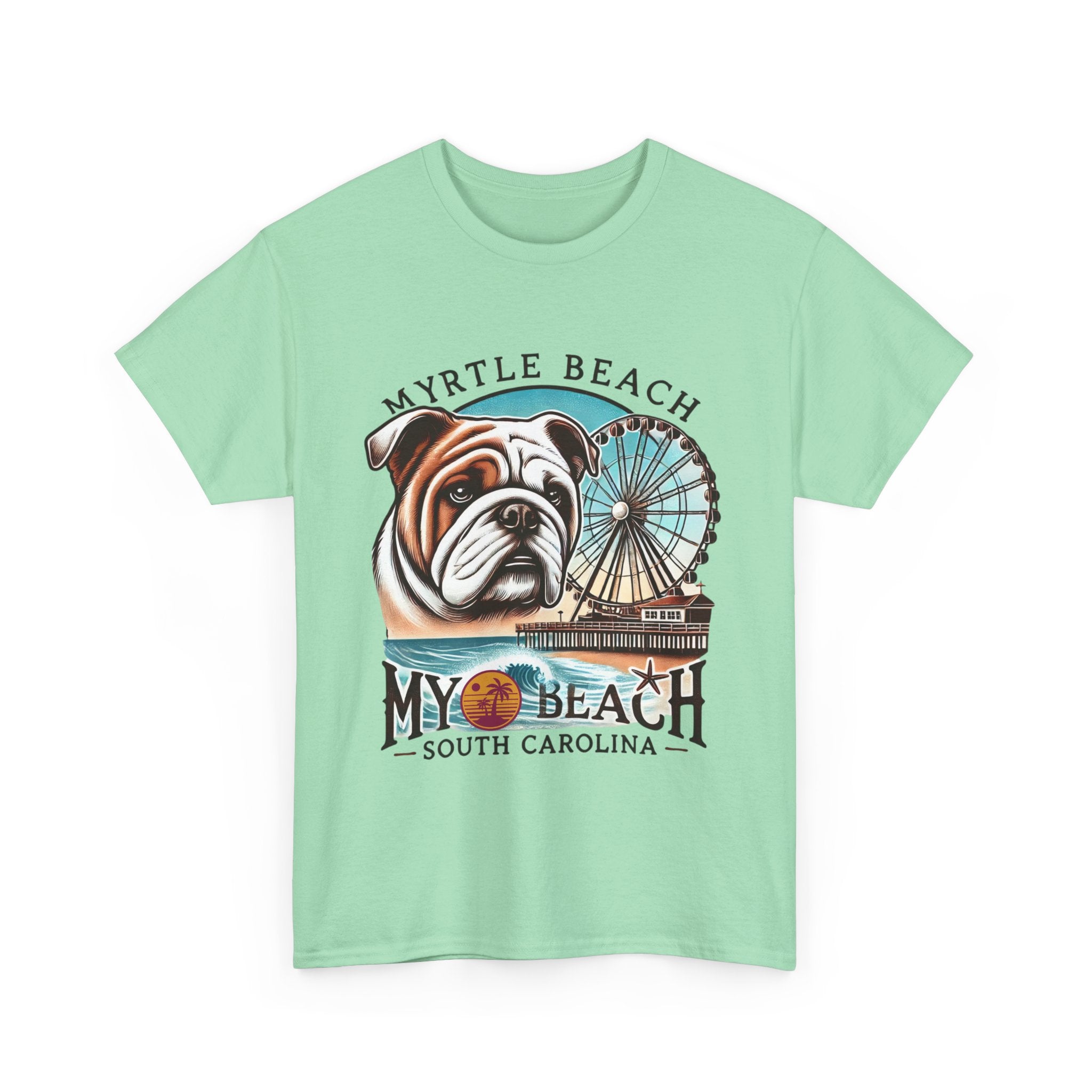 Myrtle Beach Bulldog Tee - Unisex Heavy Cotton Shirt