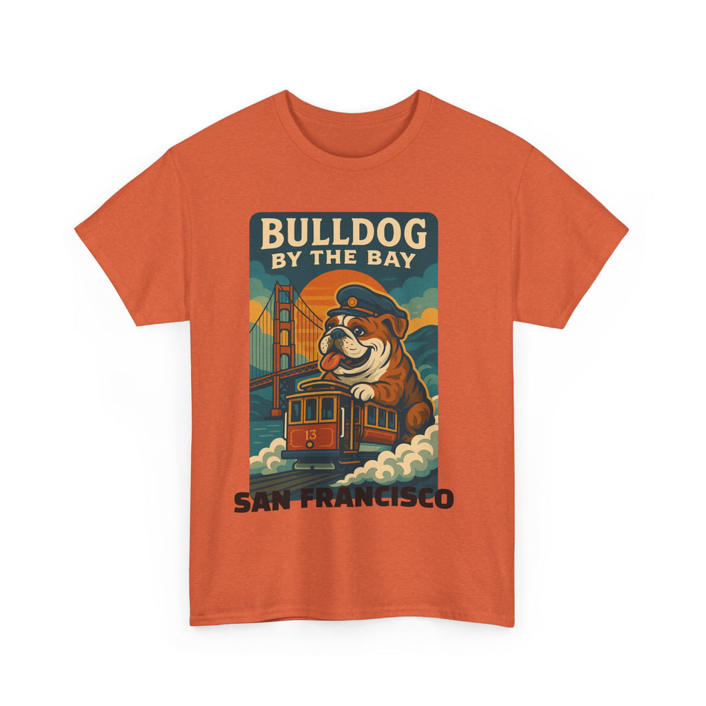 Vintage San Francisco Bulldog Tee - Unisex Heavy Cotton T-Shirt