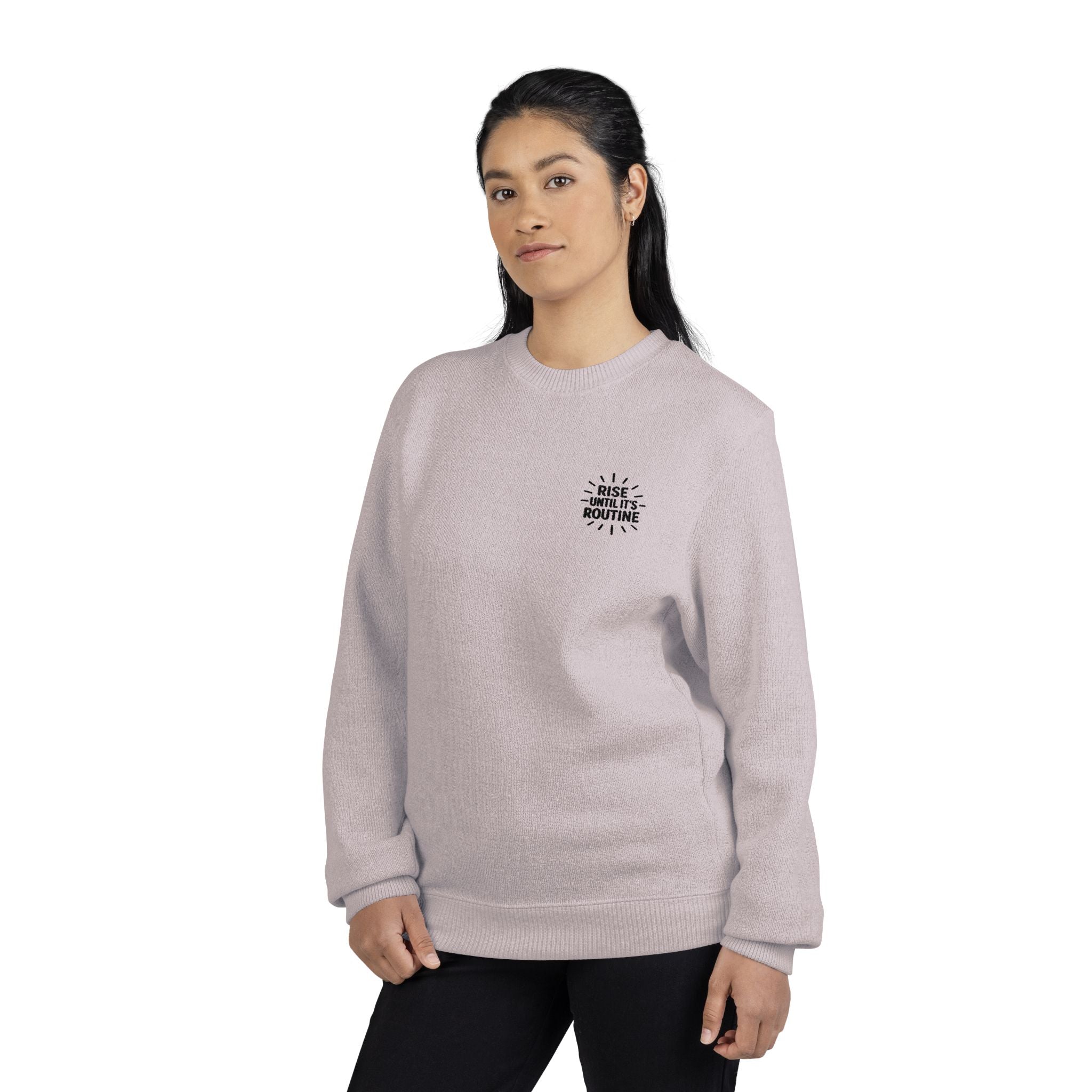 Nantucket Embroidered Rise Until It's Routine Crewneck Sweatshirt