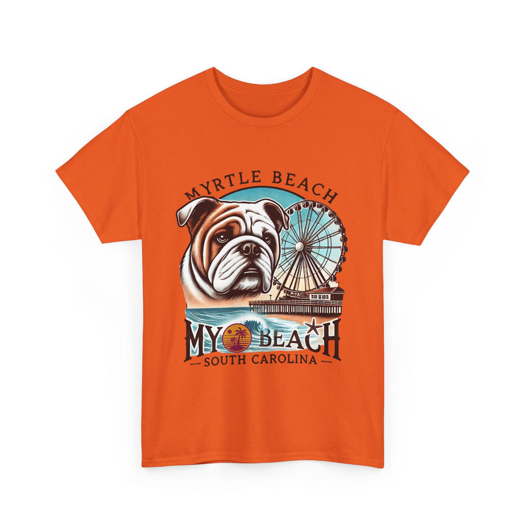 Myrtle Beach Bulldog Tee - Unisex Heavy Cotton Shirt