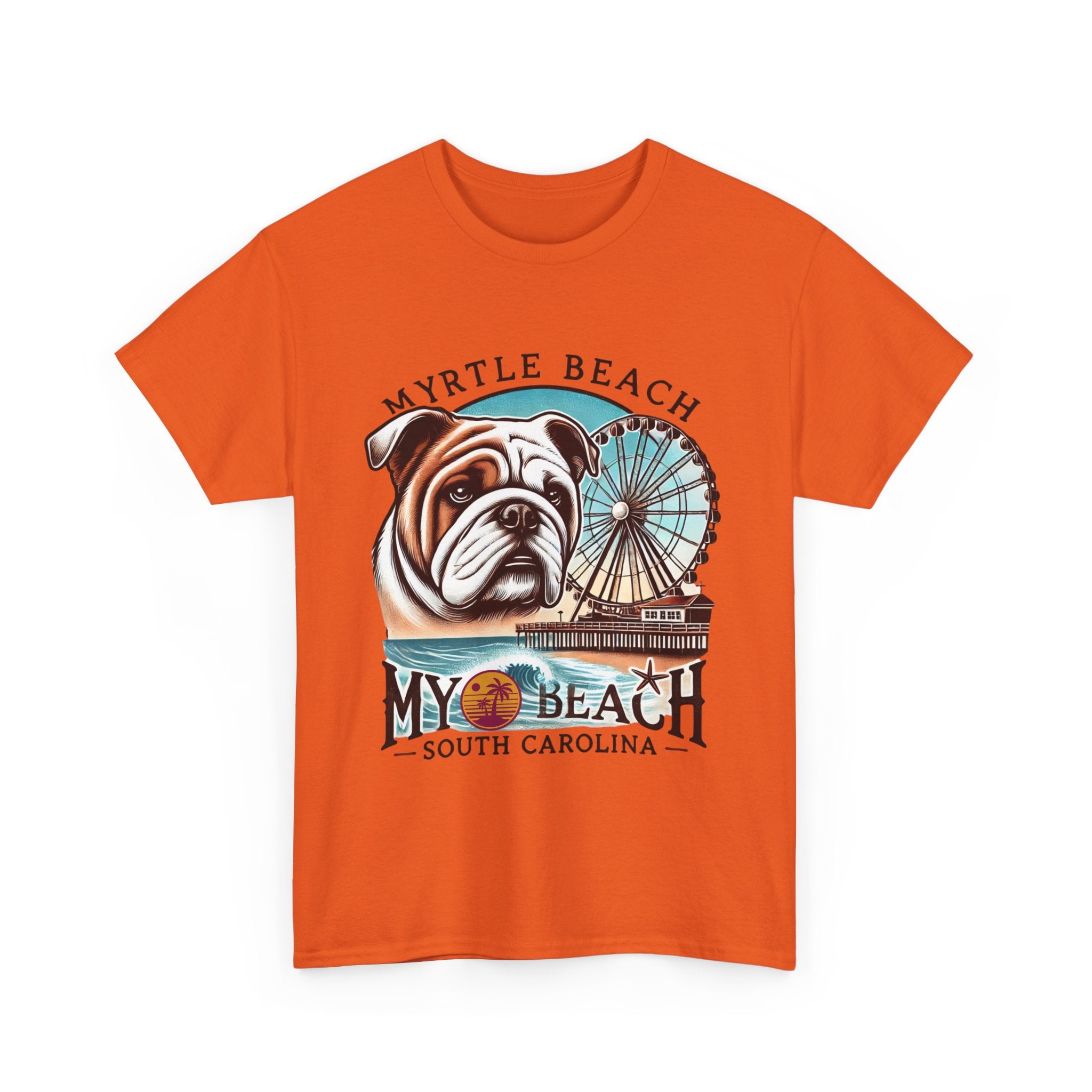 Myrtle Beach Bulldog Tee - Unisex Heavy Cotton Shirt