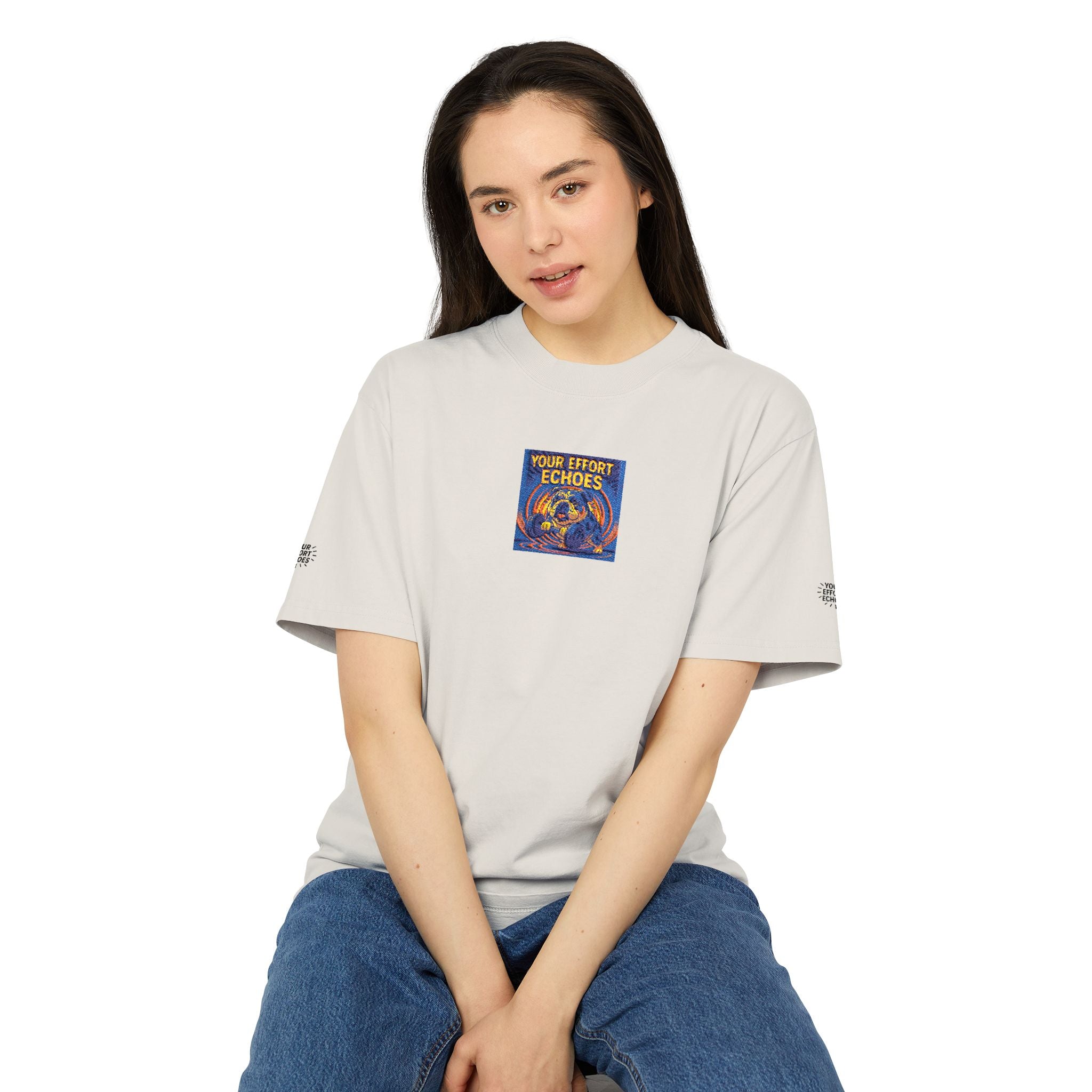 Vintage Floral 'Your Effort Echoes' Tee Retro Graphic T-Shirt