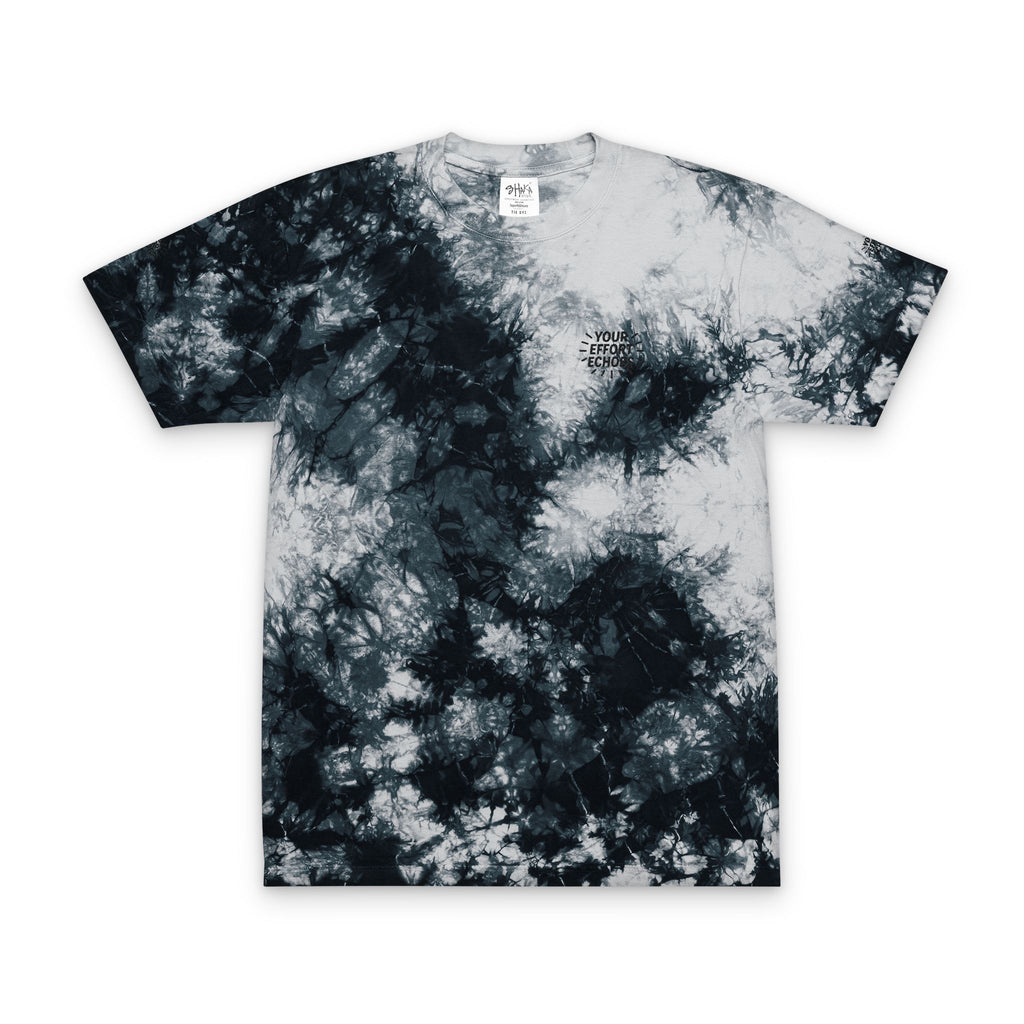 Tie-Dye Spiral Tee Your Effort Echoes Oversized Embroidered Rainbow T-Shirt