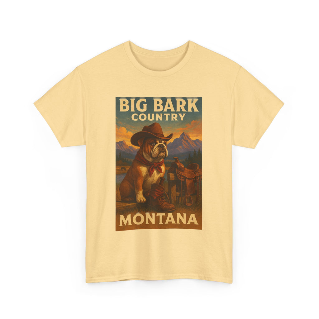 Vintage Big Bark Montana Country Tee Unisex Heavy Cotton T-Shirt
