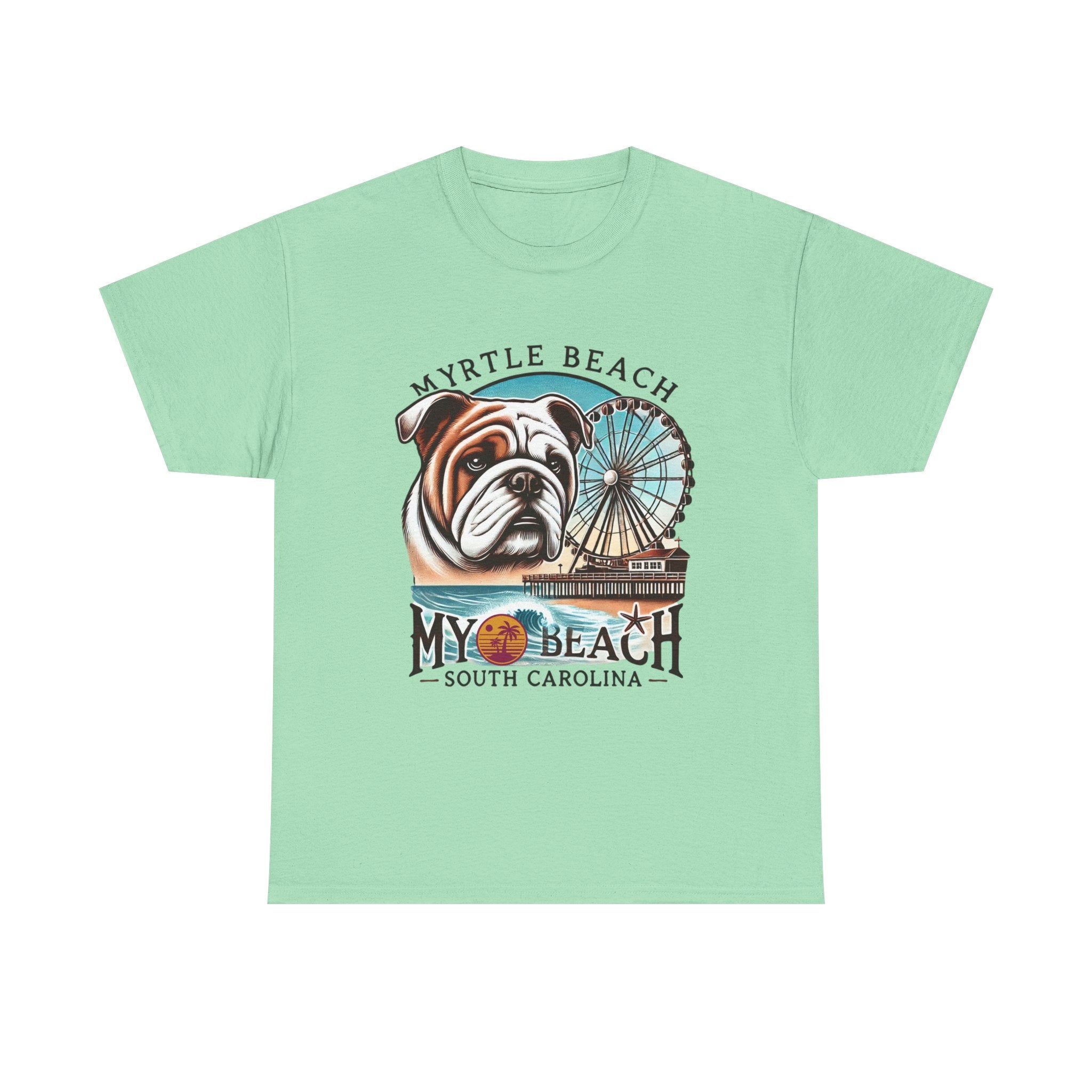 Myrtle Beach Bulldog Tee - Unisex Heavy Cotton Shirt