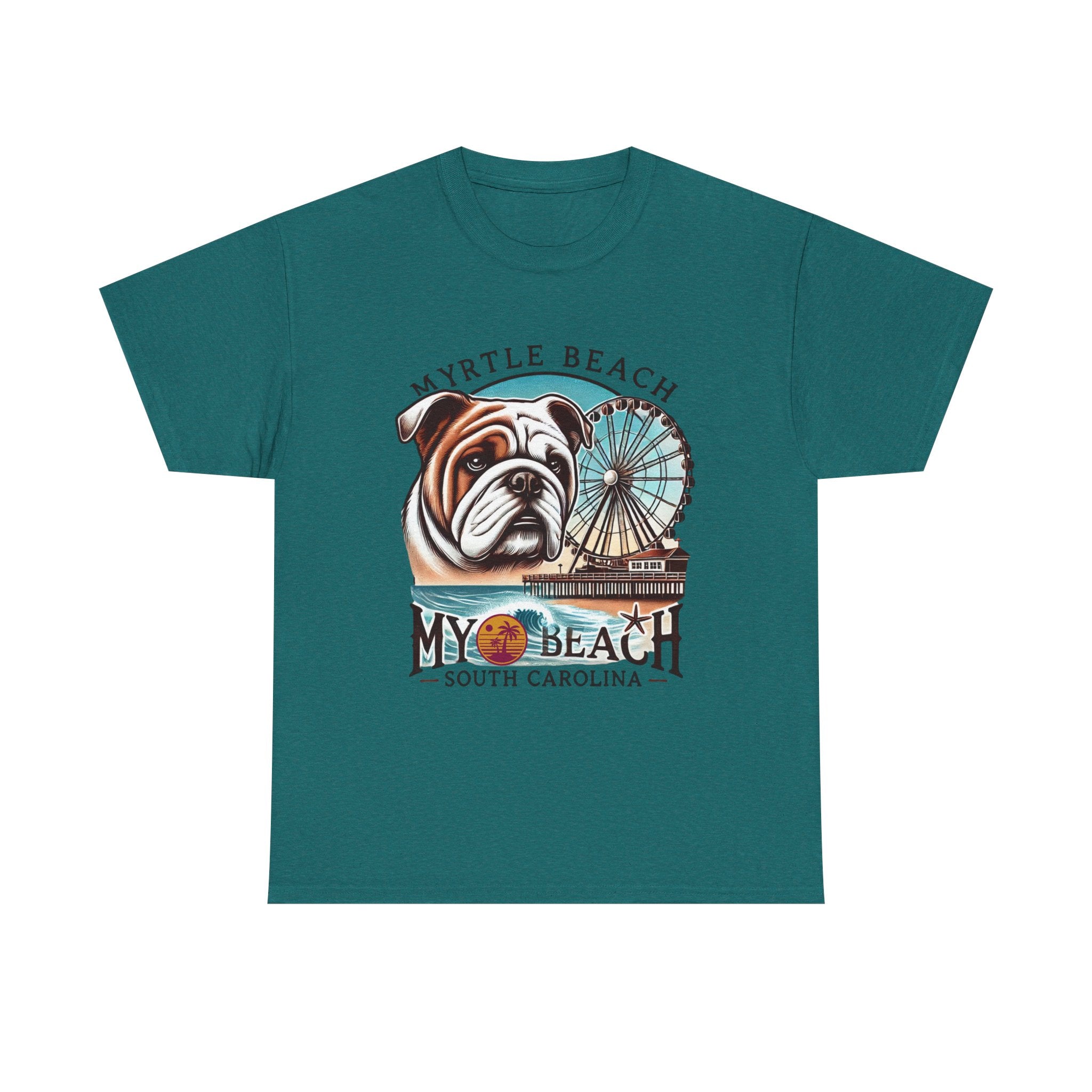 Myrtle Beach Bulldog Tee - Unisex Heavy Cotton Shirt