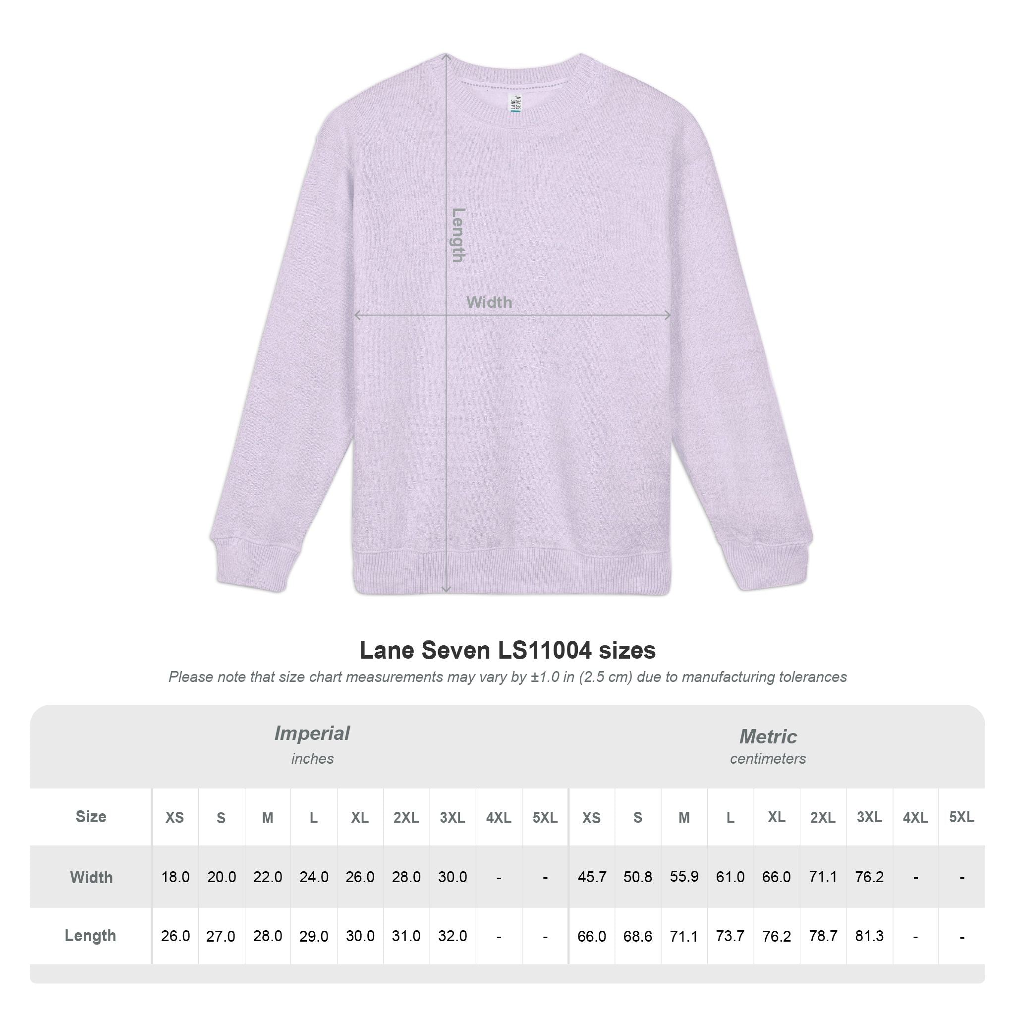 Nantucket Embroidered Crewneck Sweatshirt "Focus Fuels Fire."