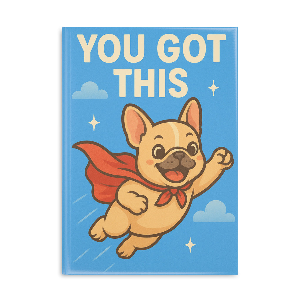 Superhero Dog Hardcover Notebook - Motivational Journal for Kids, Cute Stationery, Gift for Pet Lovers, Back to School Supplies, [...]