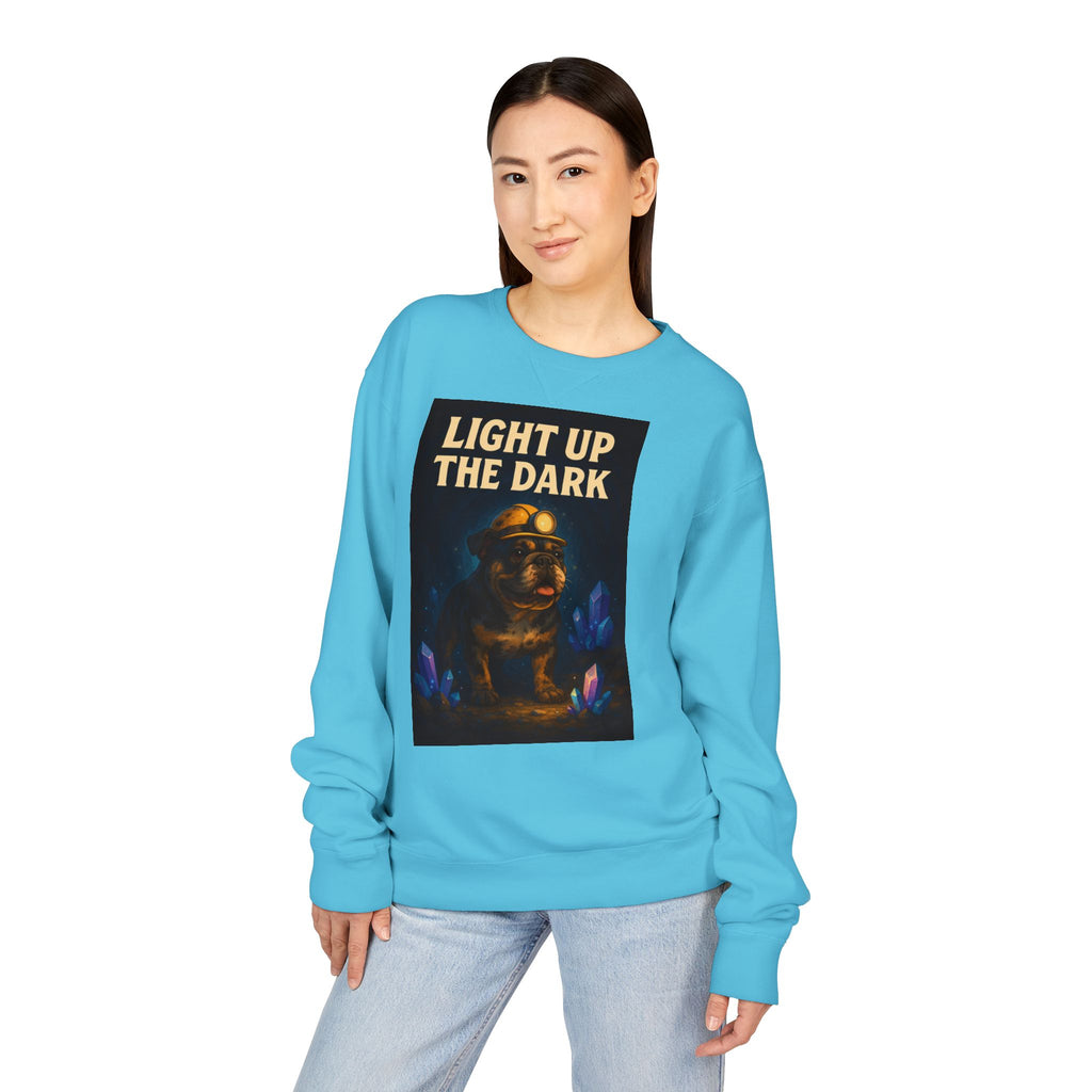 English Bulldog Cozy Graphic Sweatshirt, Inspirational Message, Unisex Sweatshirt, Dog Lover Gift, ComfortWash Crewneck, Cozy Bulldog Jumper