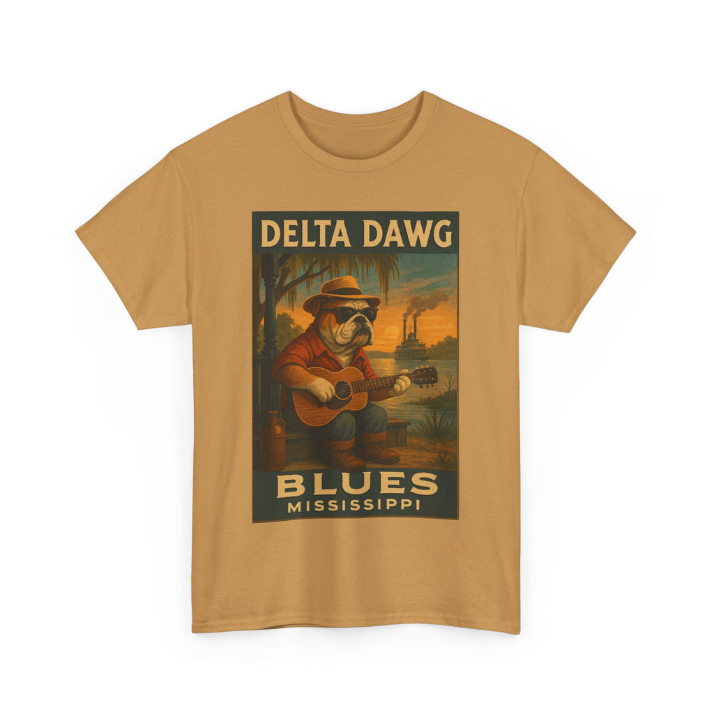 Mississippi Delta Dawg Blues Unisex Heavy Cotton Tee
