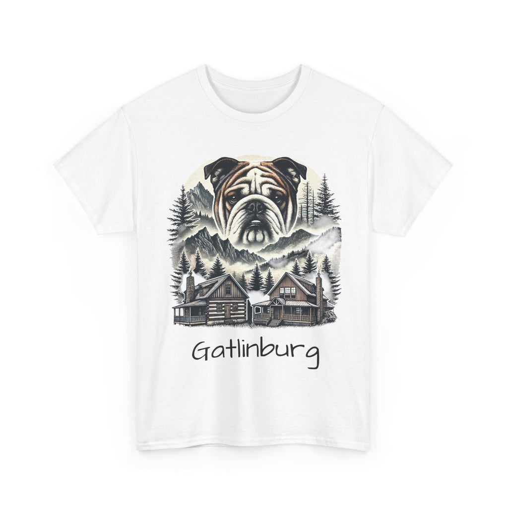 Gatlinburg Dog Lover Tee, Unisex Heavy Cotton Tee, Vacation Souvenir Shirt
