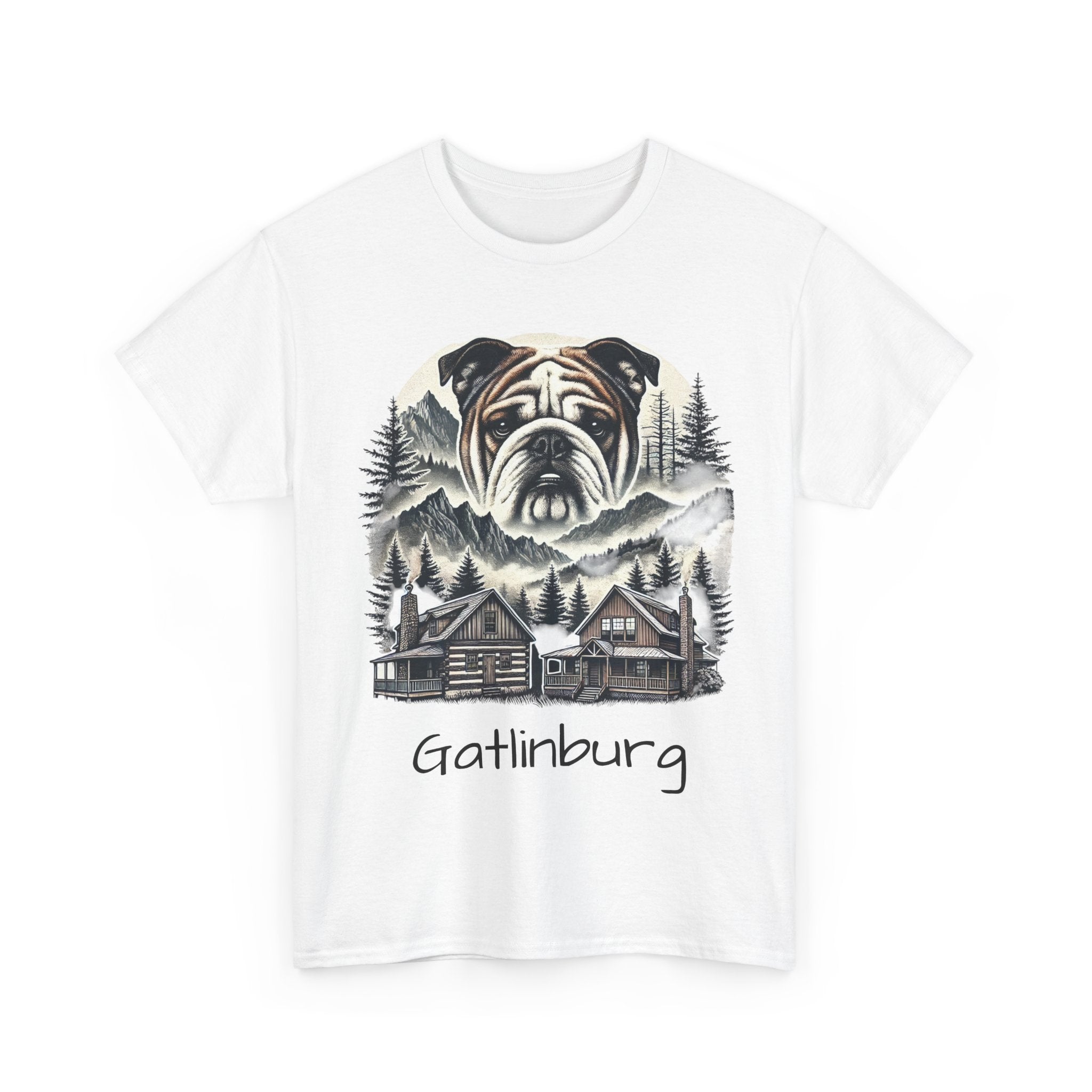 Gatlinburg Dog Lover Tee, Unisex Heavy Cotton Tee, Vacation Souvenir Shirt