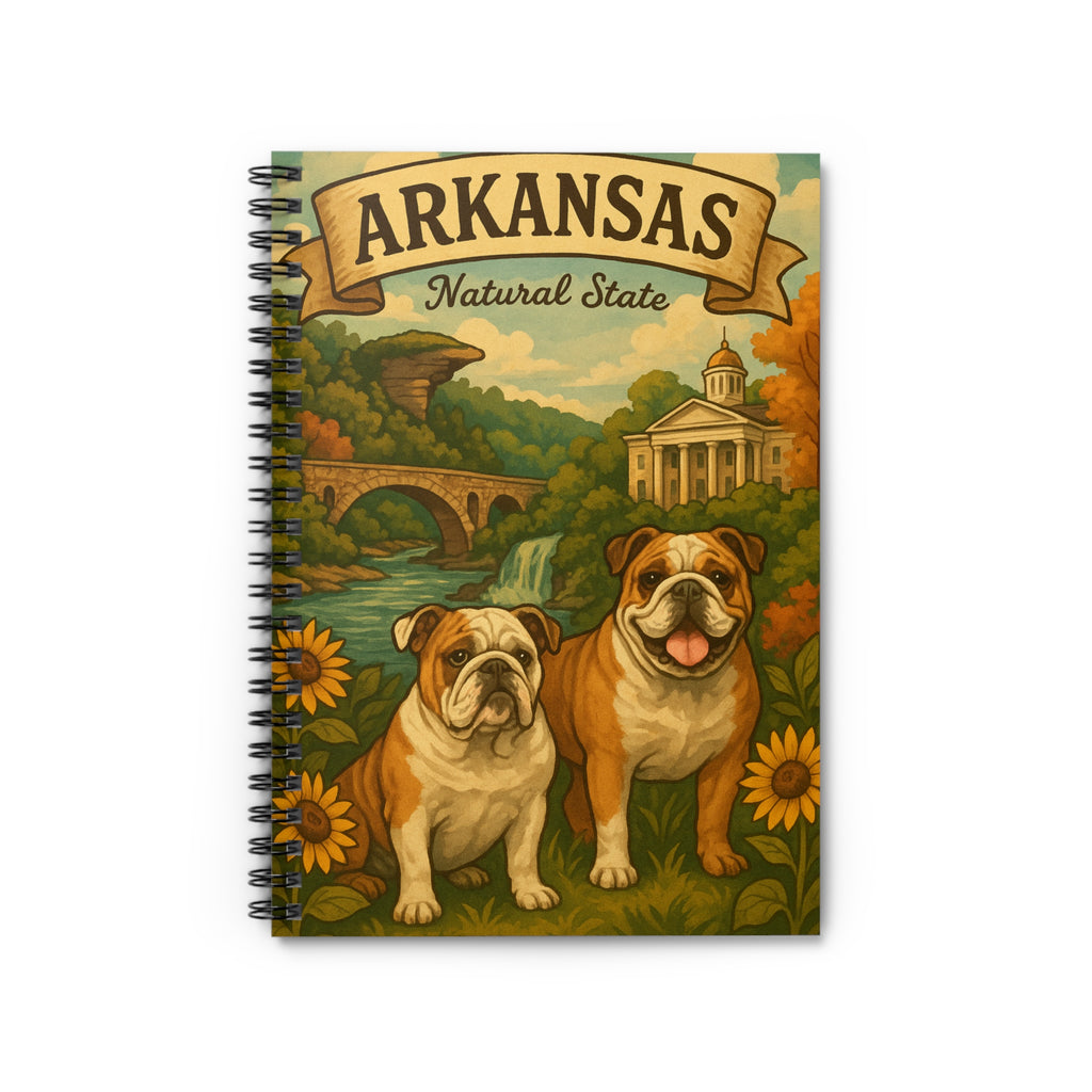 Arkansas Bulldog Spiral Notebook - Cute Dog Design, Journal for Dog Lovers, Gifts for Pet Owners, Nature Lover's Diary, Back to School [...]