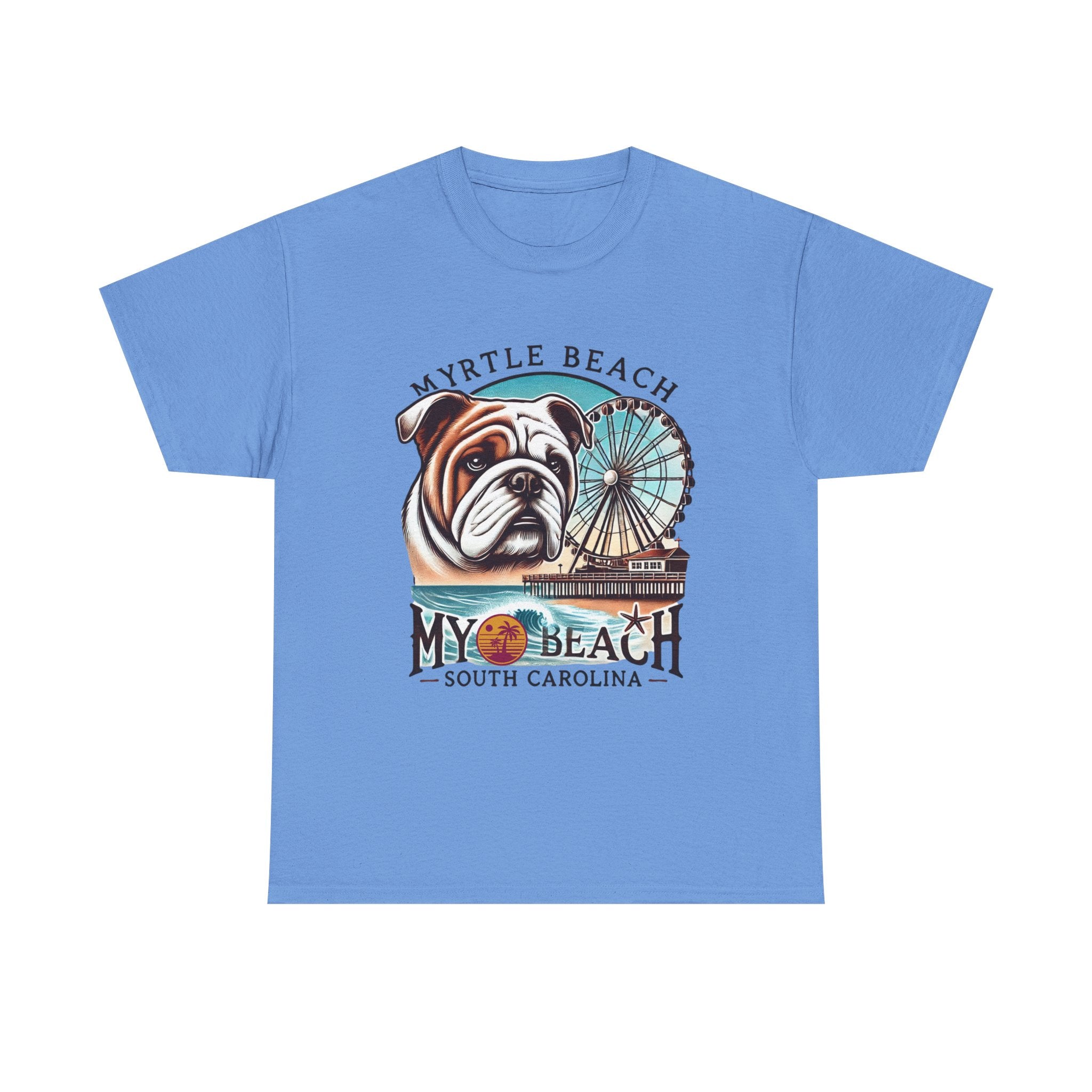 Myrtle Beach Bulldog Tee - Unisex Heavy Cotton Shirt