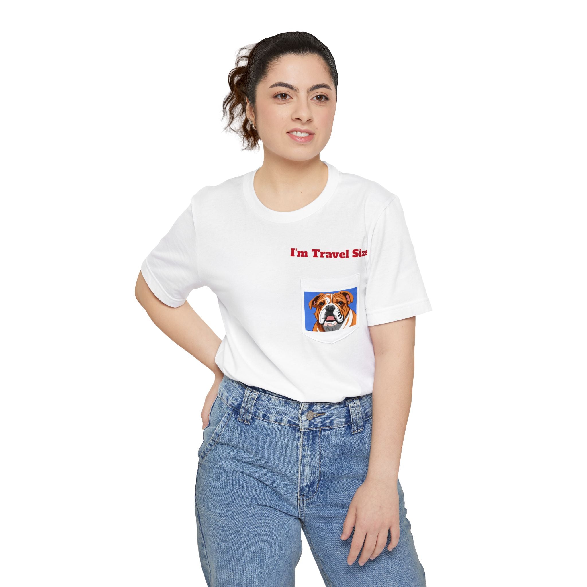 I'm Travel Size "Leon J. Suenes Quote" Unisex Pocket T-shirt