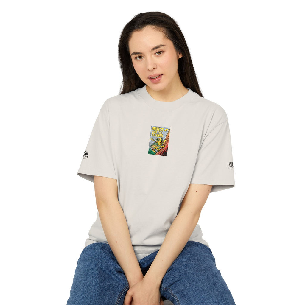 Abstract Forest Art T-Shirt "Built For The Climb" Colorful Nature Graphic Tee