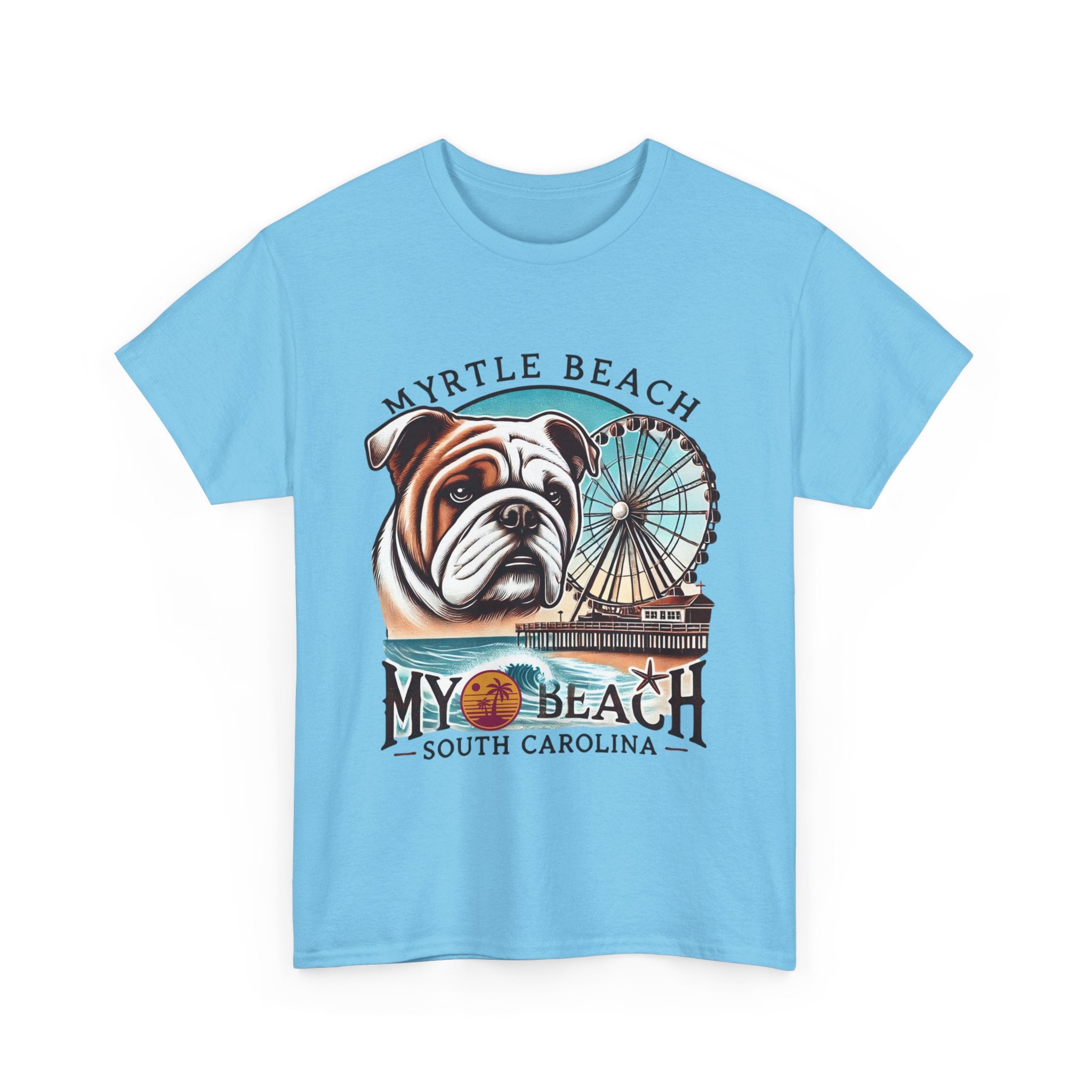 Myrtle Beach Bulldog Tee - Unisex Heavy Cotton Shirt