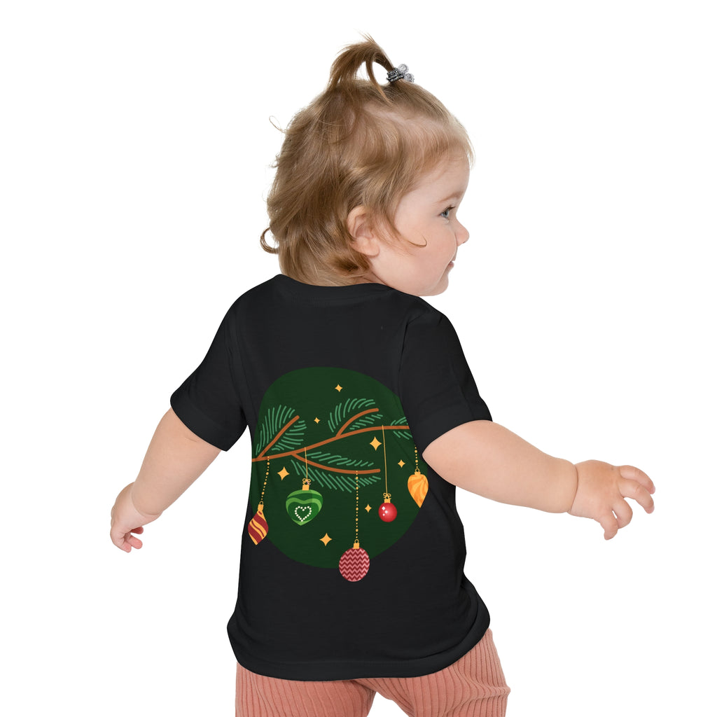 It's A Bulldog Lover Christmas Baby Short Sleeve T-Shirt
