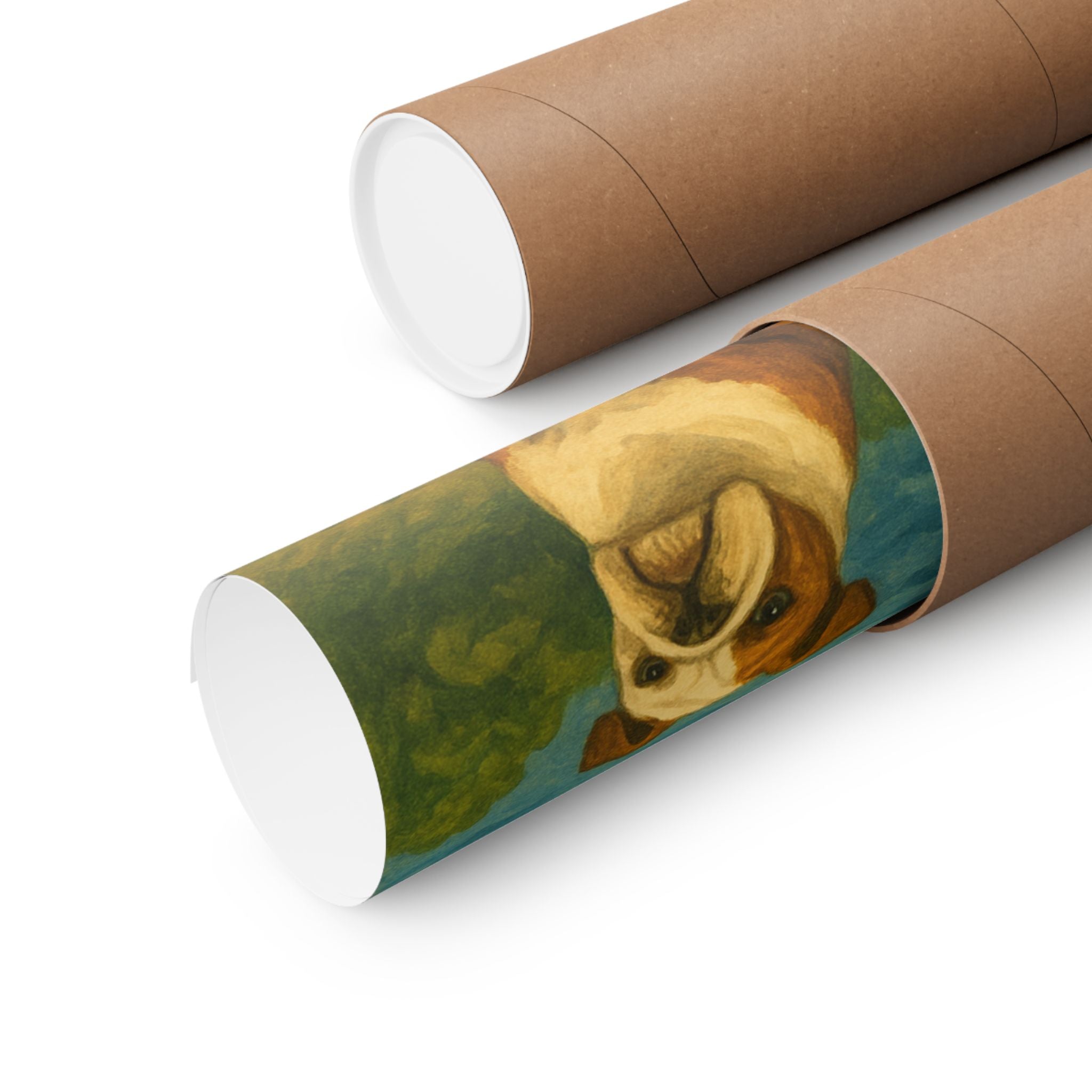 Rhode Island Matte Vertical Poster, Vintage Art Print, Coastal Decor, Dog Lovers Gift, Nautical Wall Art, Home Decoration