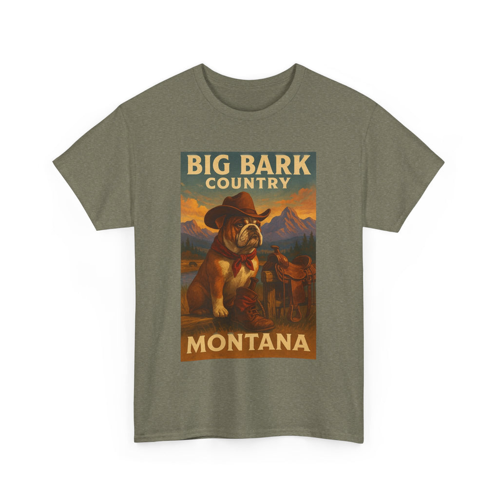 Vintage Big Bark Montana Country Tee Unisex Heavy Cotton T-Shirt