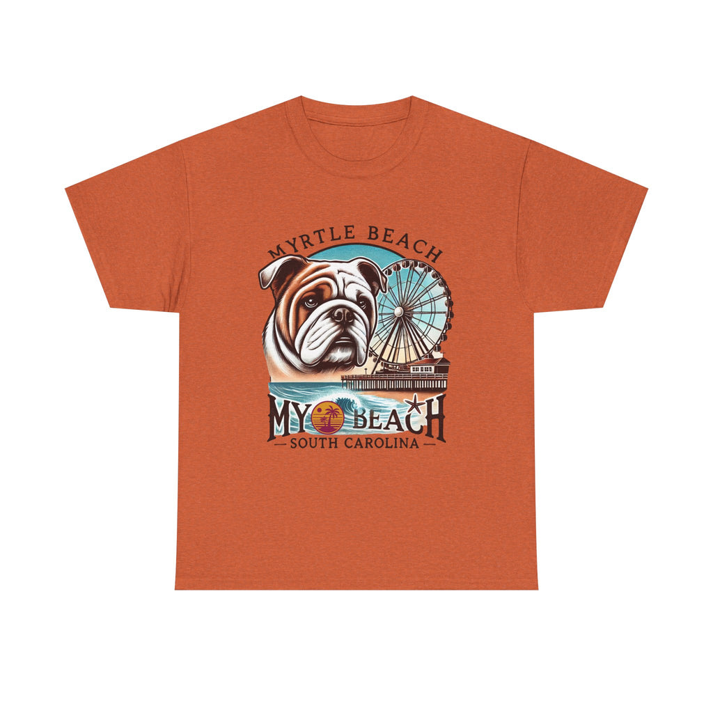 Myrtle Beach Bulldog Tee - Unisex Heavy Cotton Shirt