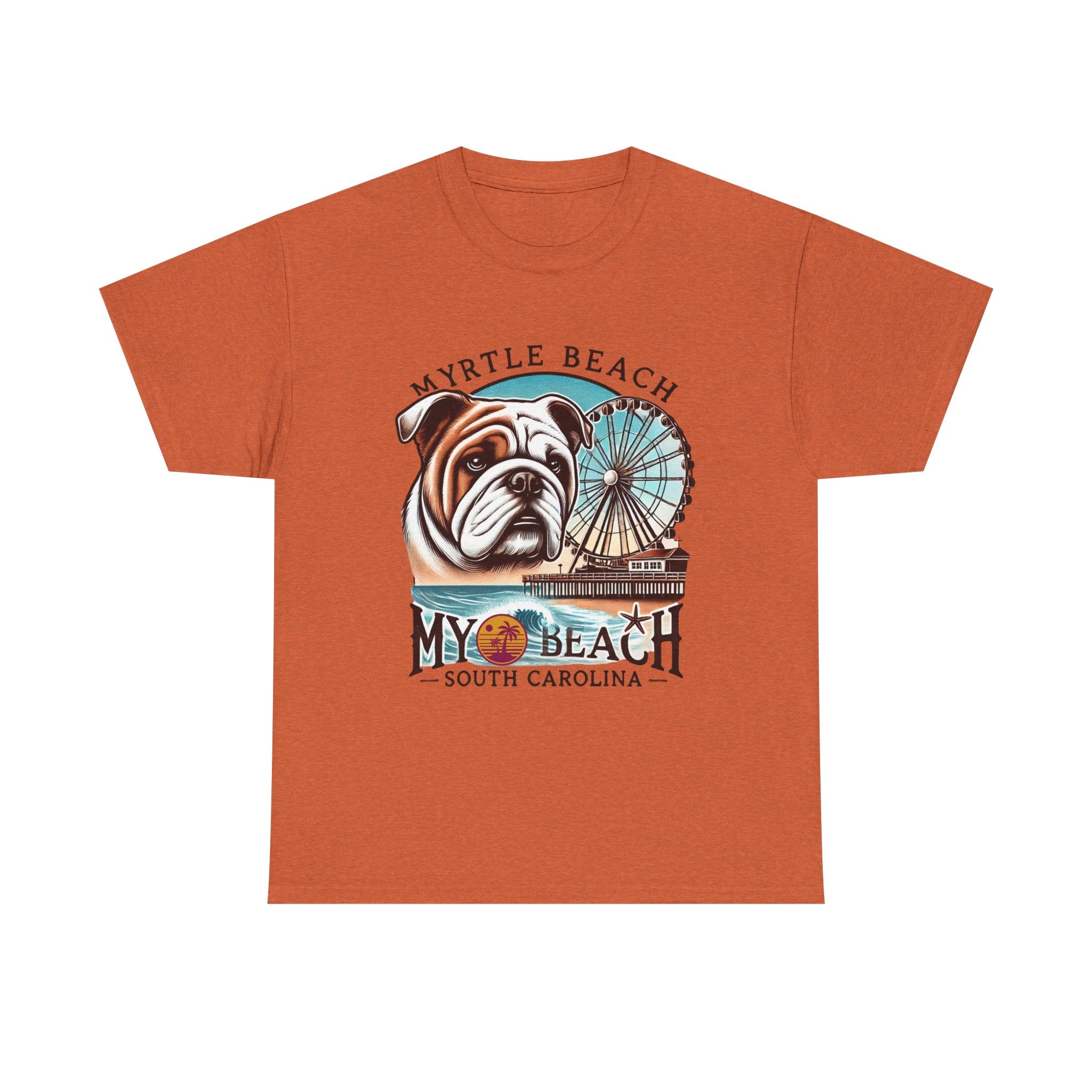 Myrtle Beach Bulldog Tee - Unisex Heavy Cotton Shirt