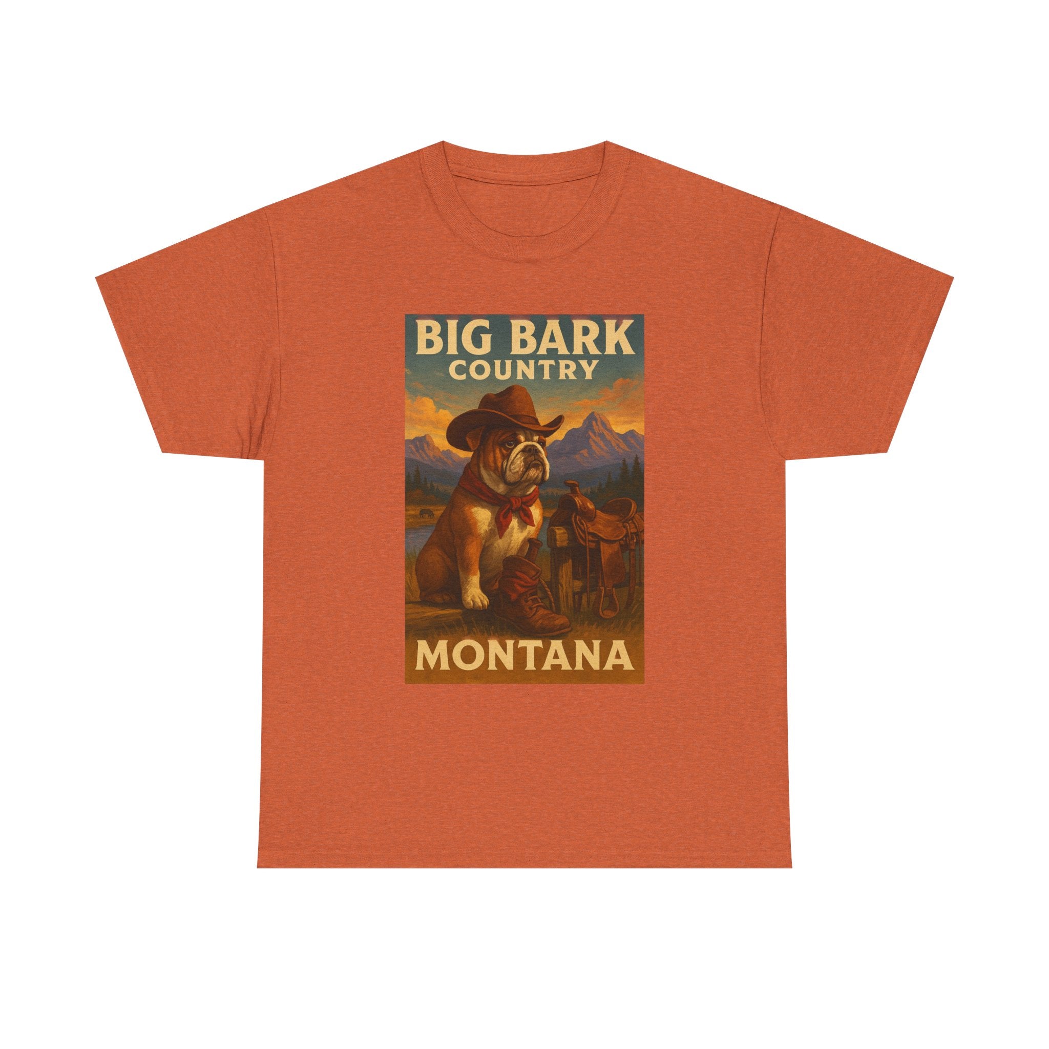 Vintage Big Bark Montana Country Tee Unisex Heavy Cotton T-Shirt
