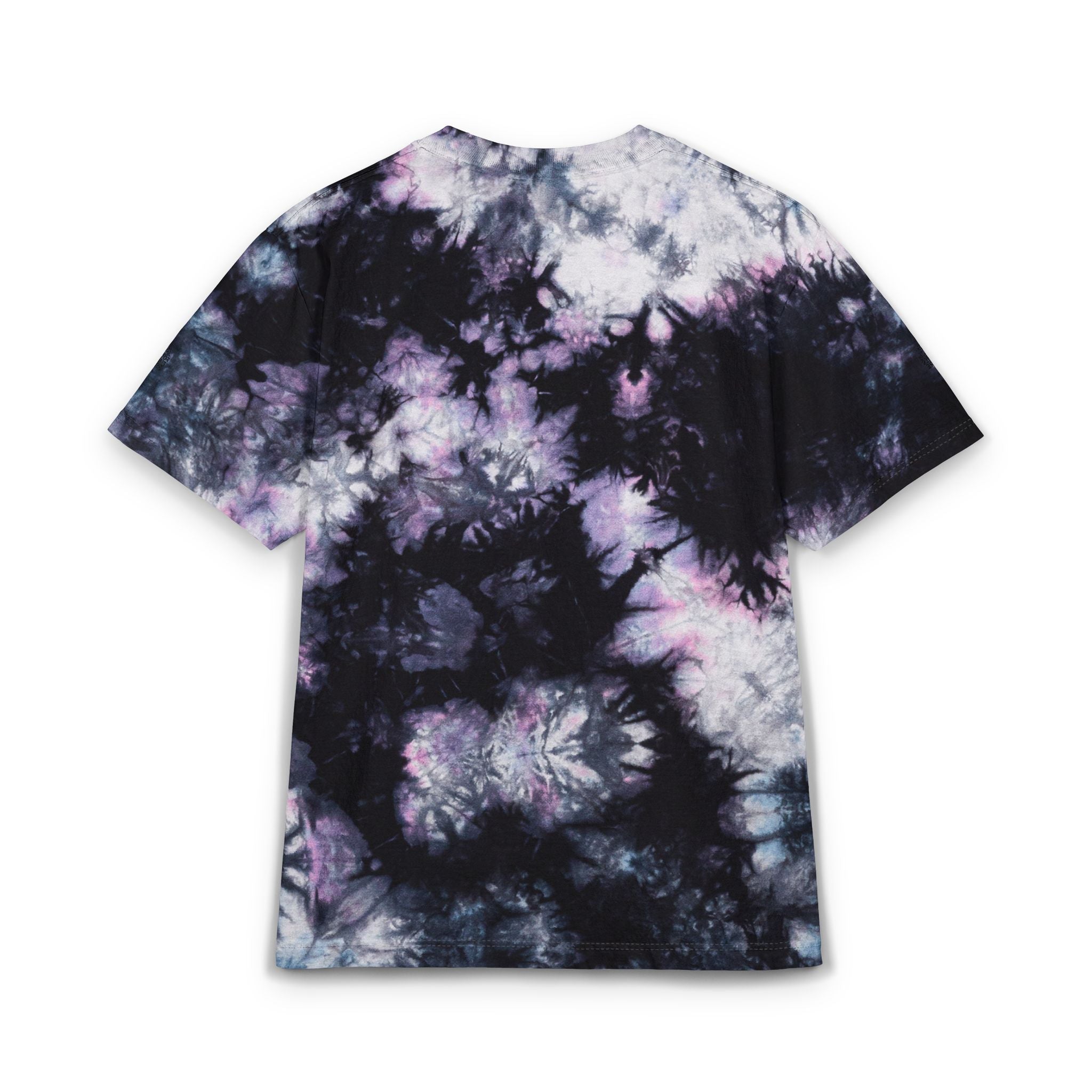 Tie-Dye Spiral Tee Focus Fuels Fire Oversized Rainbow Embroidered T-Shirt
