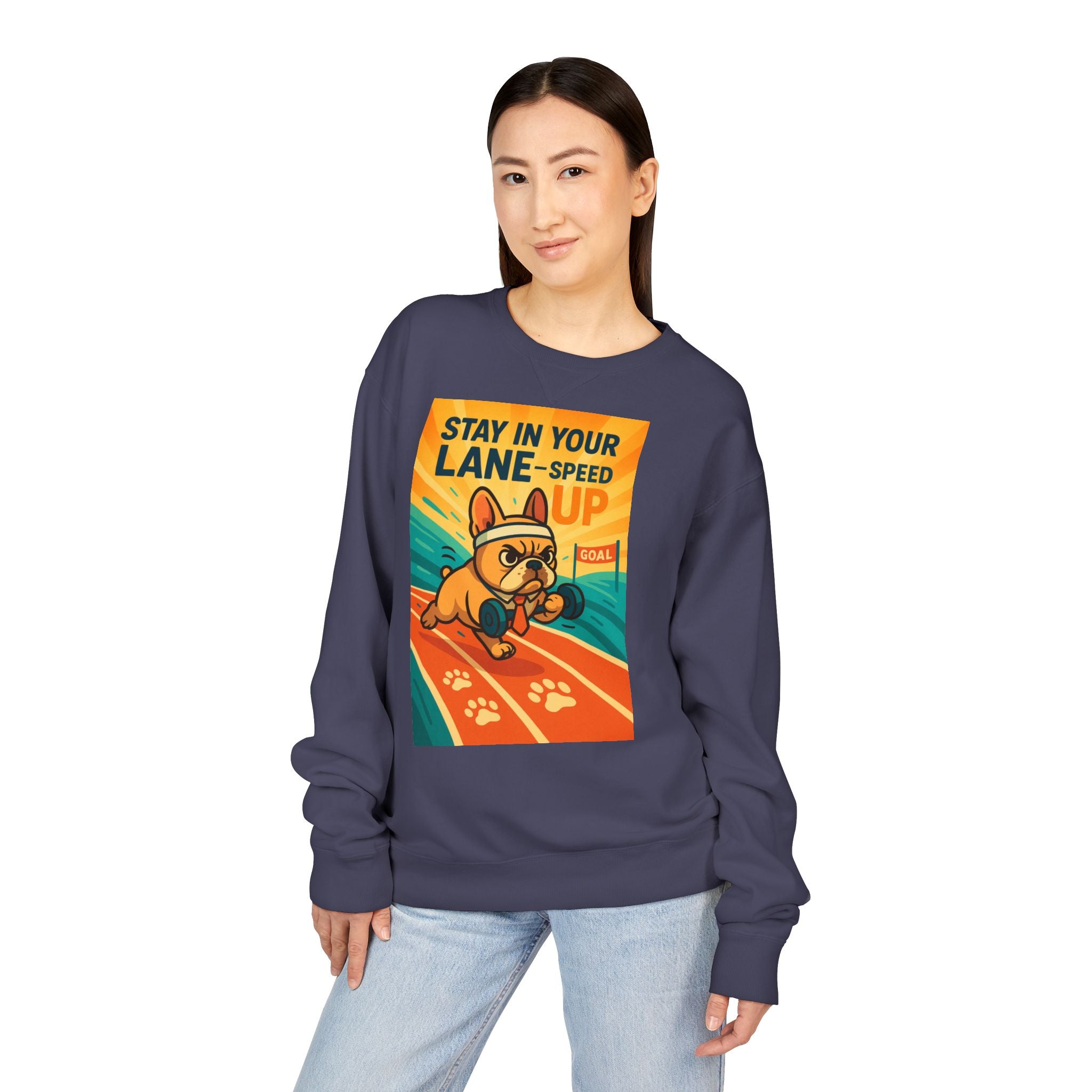 French Bulldog Sweatshirt, Bulldog Lover Gift, Dog Mom Jumper, Puppy Apparel, Crew Neck Pullover, Pet Owner Clothing