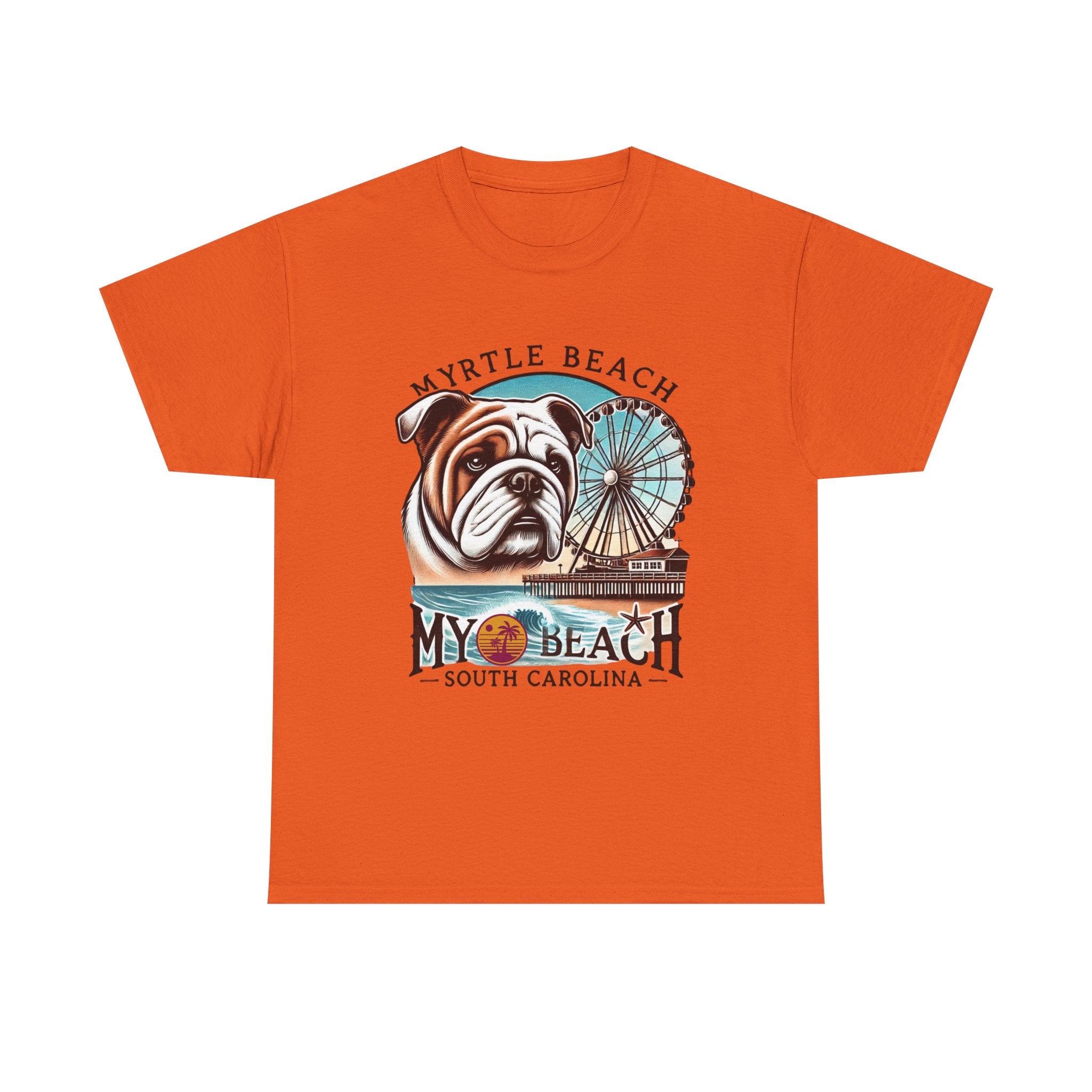 Myrtle Beach Bulldog Tee - Unisex Heavy Cotton Shirt