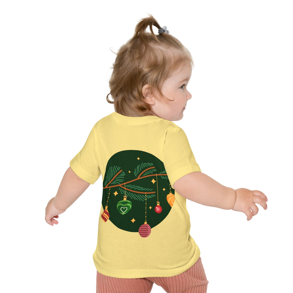 It's A Bulldog Lover Christmas Baby Short Sleeve T-Shirt