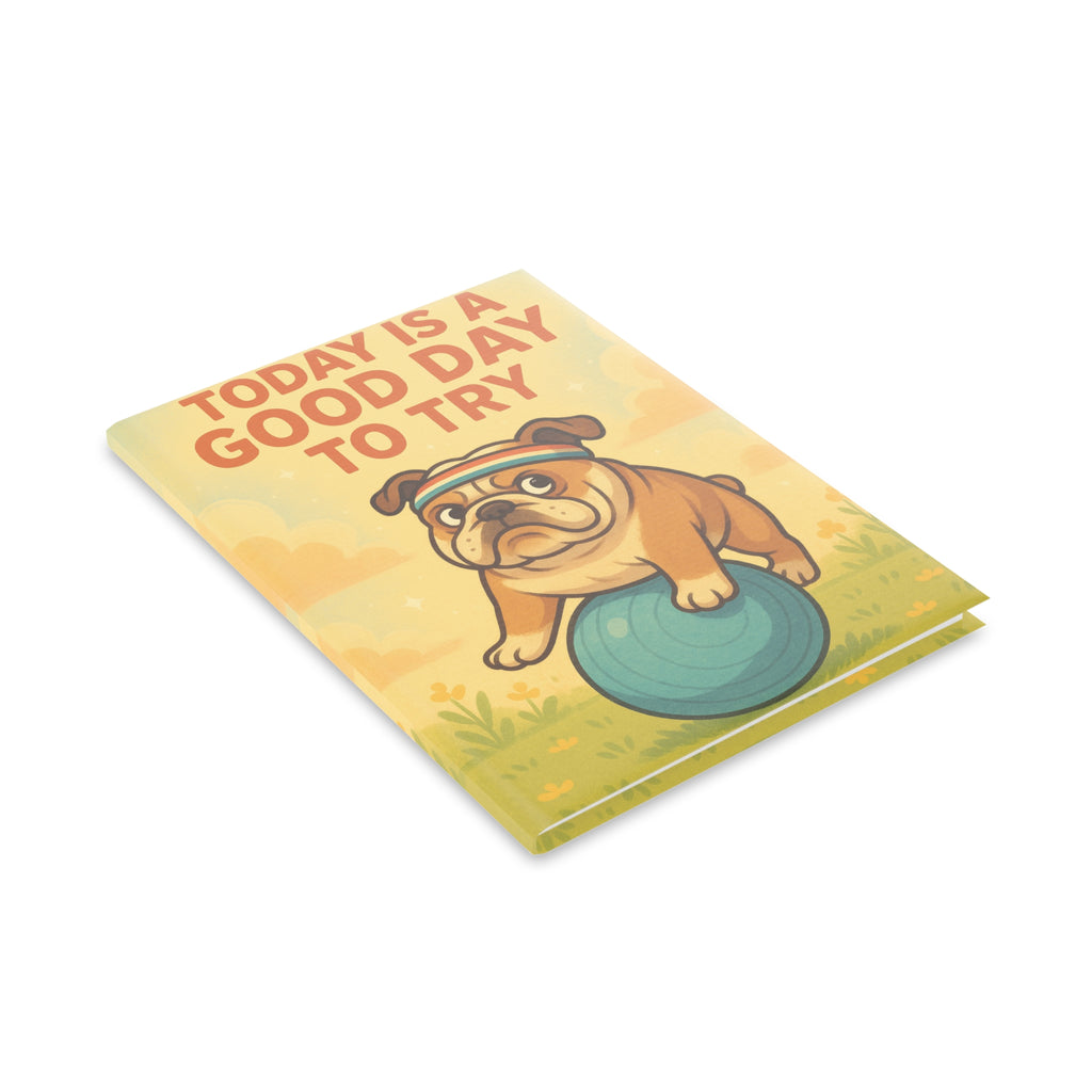 Puffy Cover Notebook, Cute Dog Journal, Inspirational Planner for Animal Lovers, Gift for Pet Owners, Motivational Writing